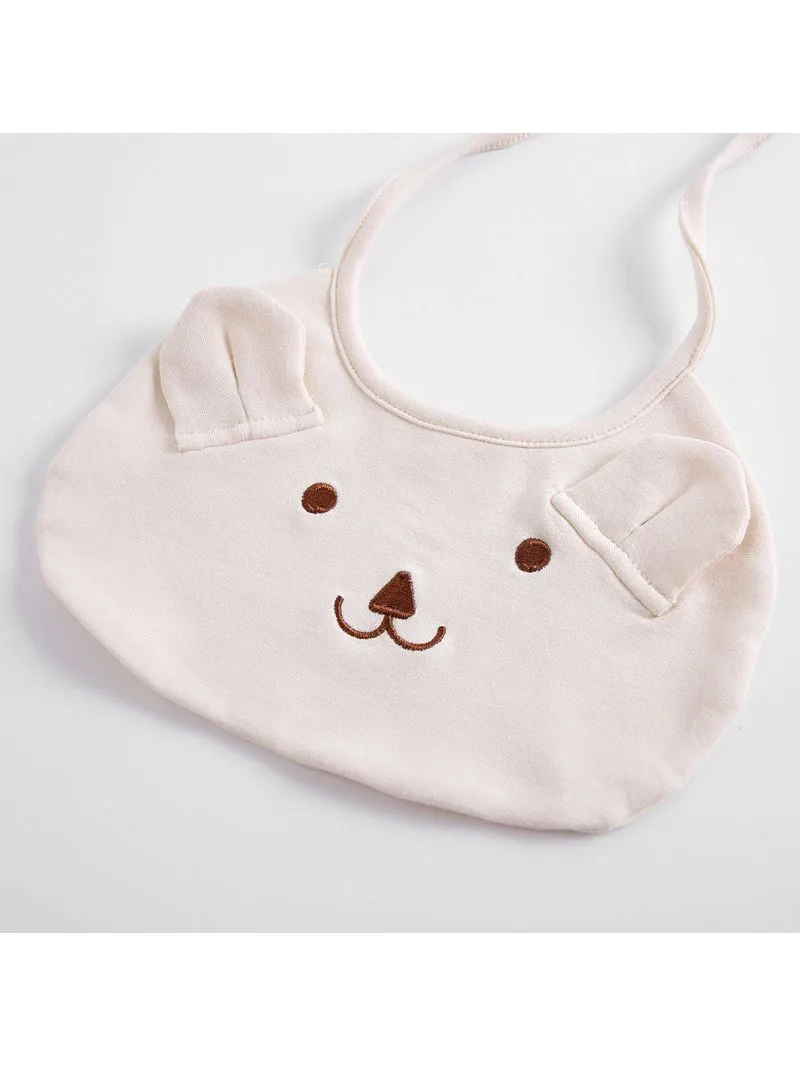2-Piece Baby Onesie Matching Bear Bib