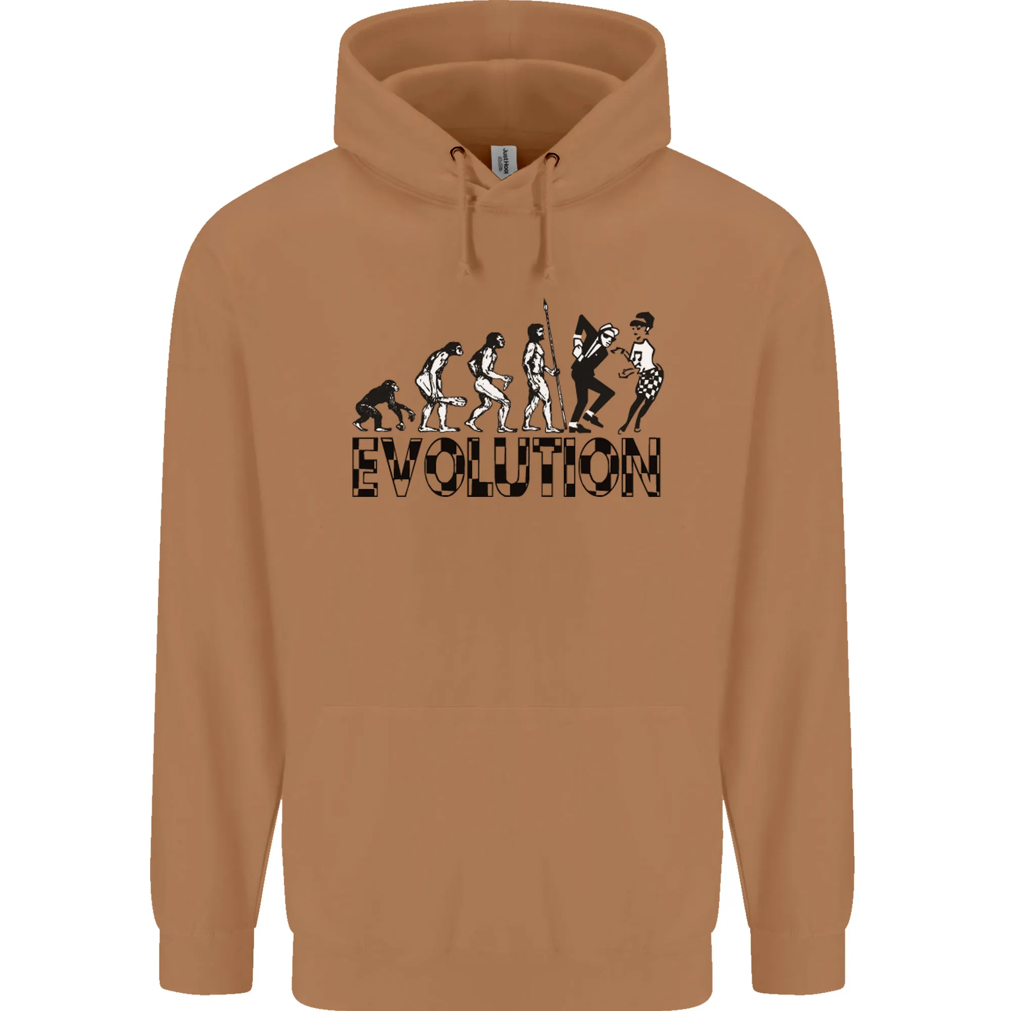 2 Tone Evolution Music 2Tone SKA Mens 80% Cotton Hoodie