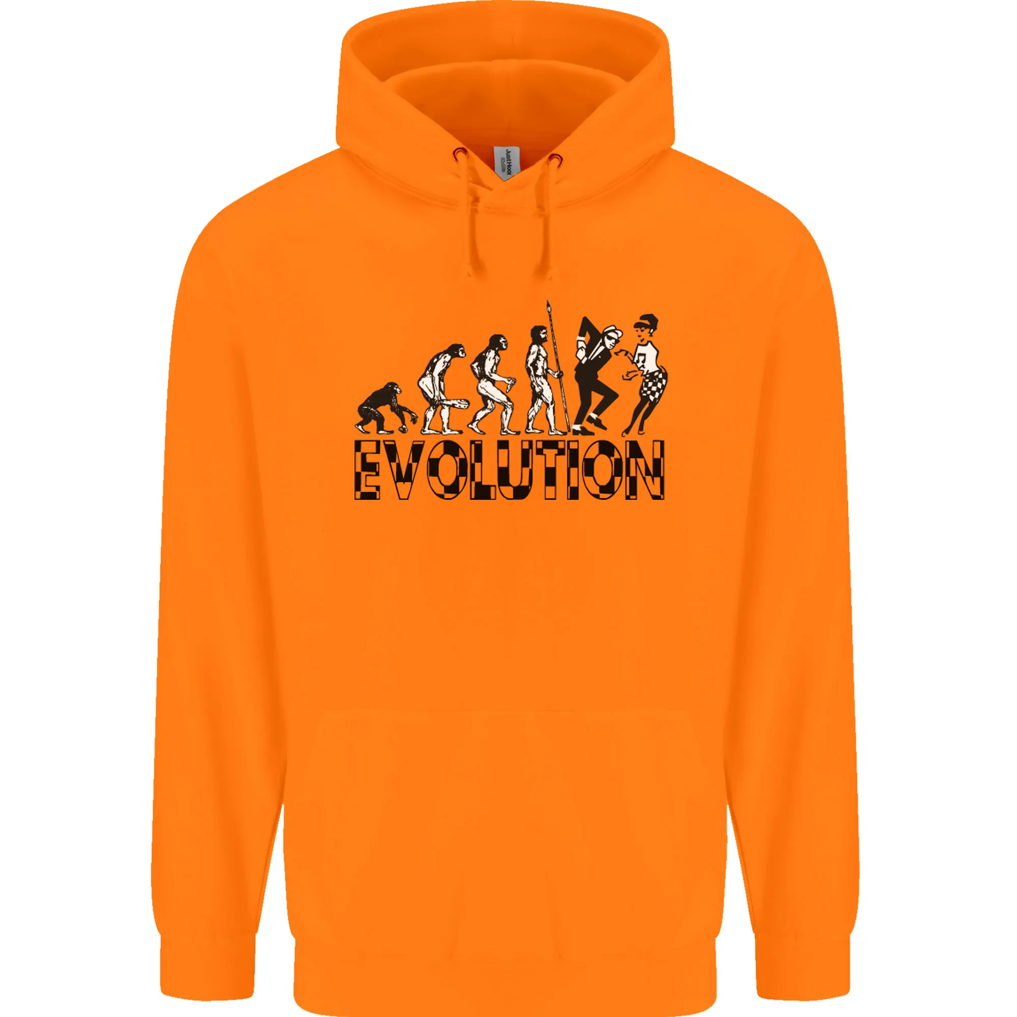 2 Tone Evolution Music 2Tone SKA Mens 80% Cotton Hoodie