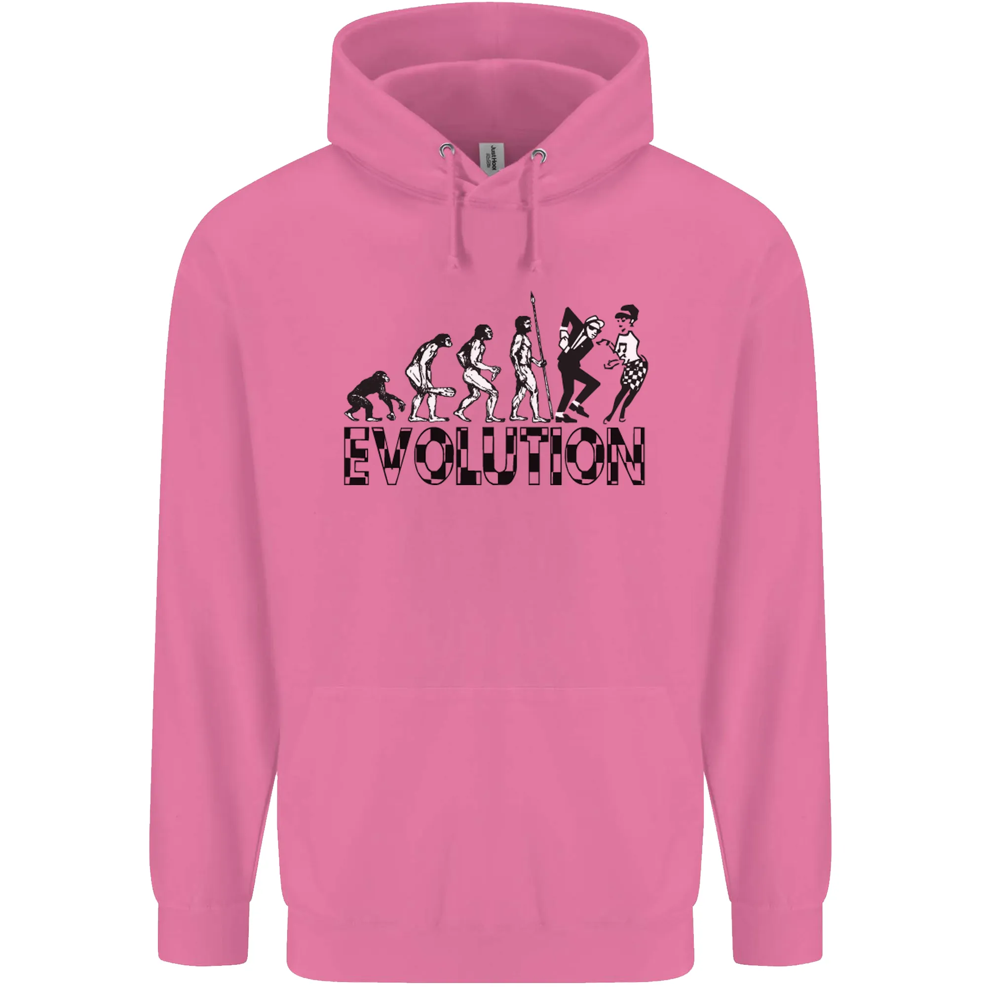 2 Tone Evolution Music 2Tone SKA Mens 80% Cotton Hoodie