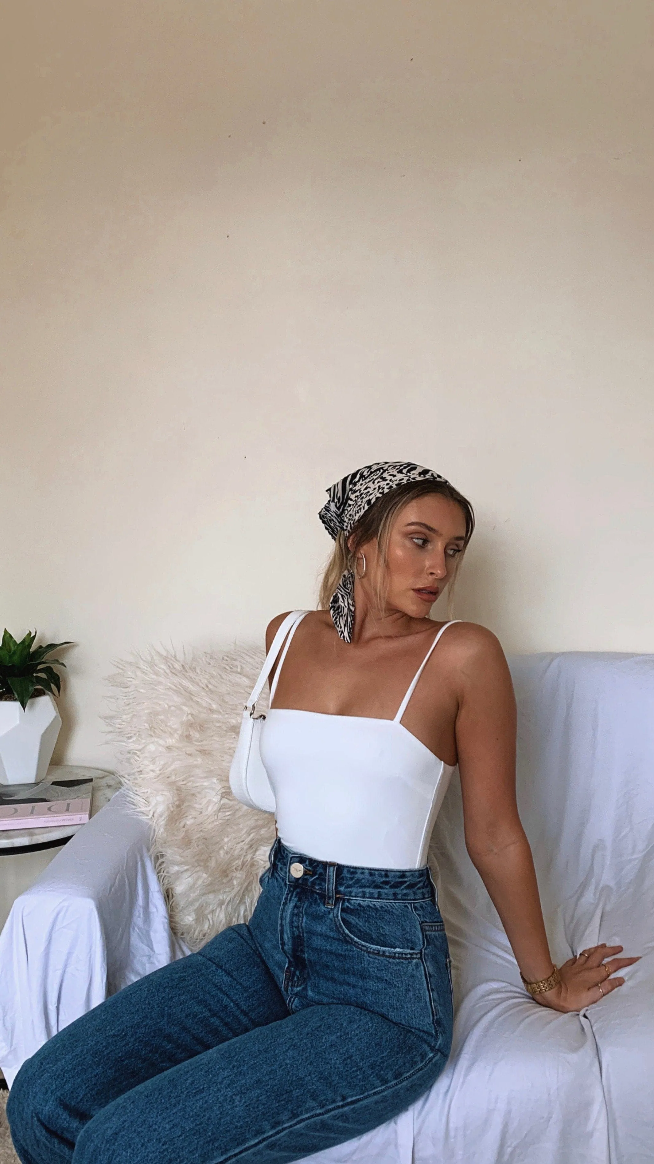 Amos Bodysuit - White