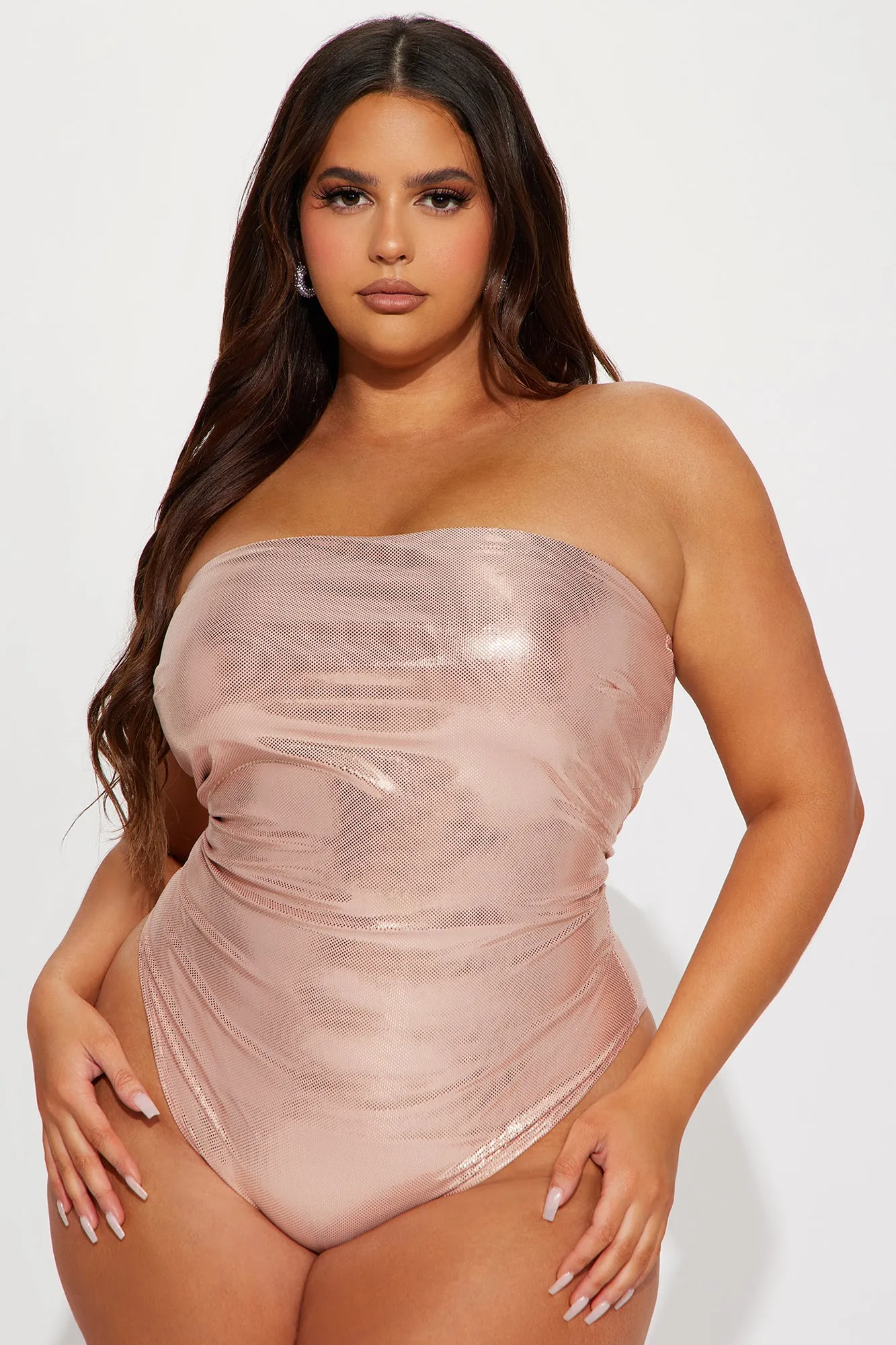 Anitta Shine Pant Set - Rose Gold