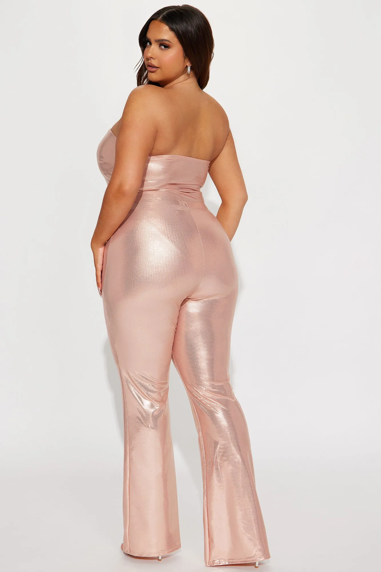 Anitta Shine Pant Set - Rose Gold