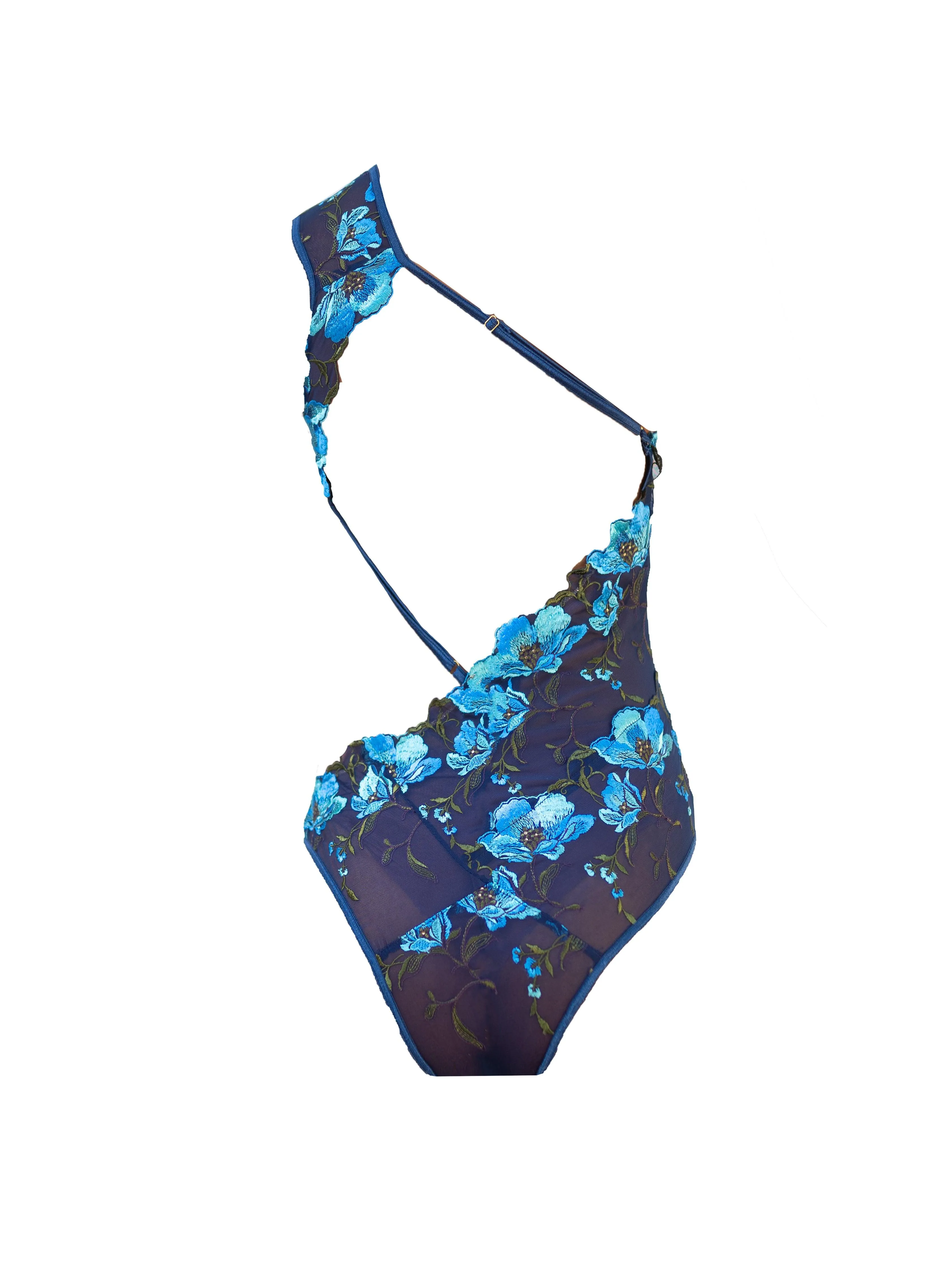 Atlantis Embroidered Tulle Bodysuit