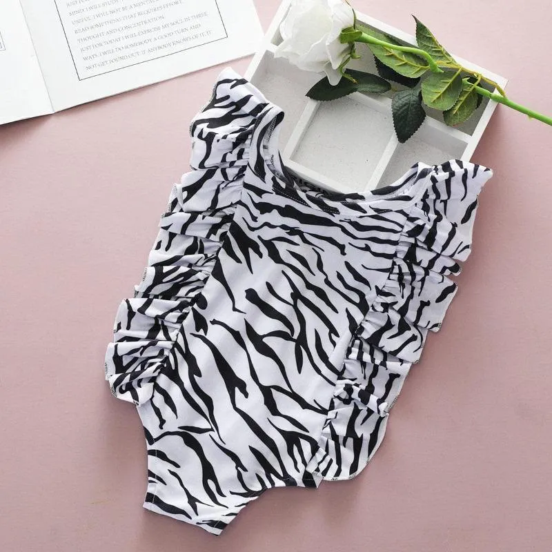 Baby/Toddler Girl's Leopard Print Swimsuit