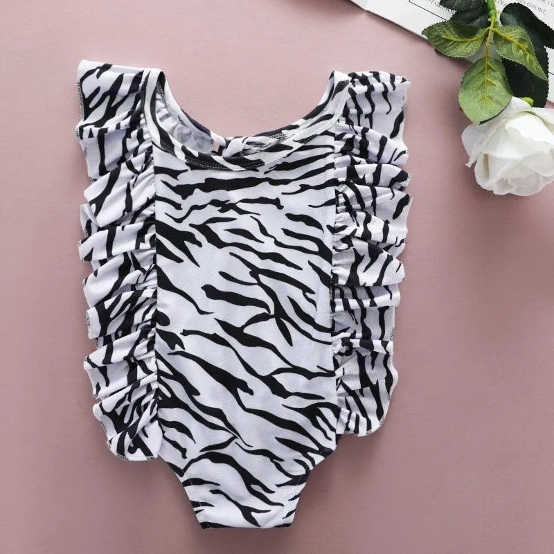 Baby/Toddler Girl's Leopard Print Swimsuit