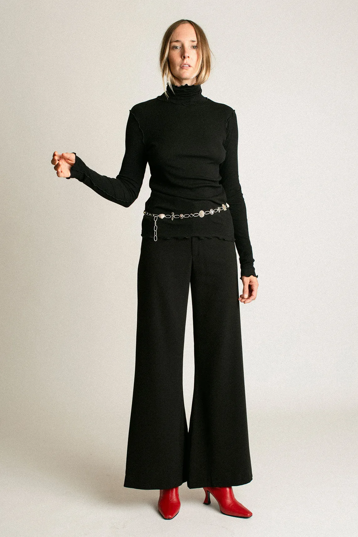 Black Cisne Rib Top