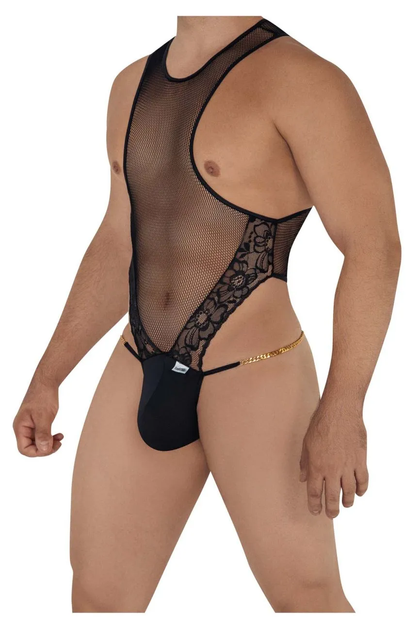 CandyMan Mesh-Lace Bodysuit