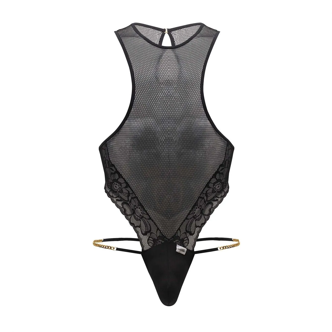 CandyMan Mesh-Lace Bodysuit