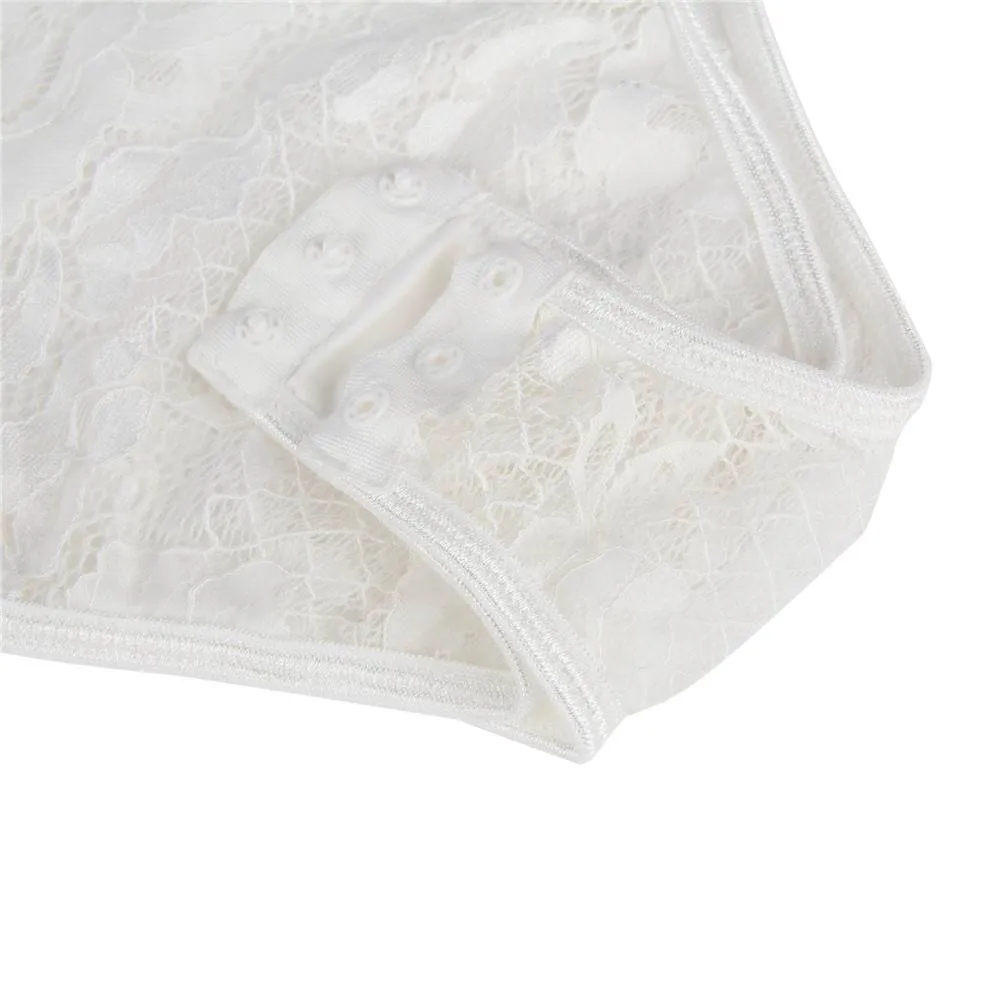 Crotch Open Egypt Lace High Quality Eyelash Lace Splice Sexy Bodysuit With Farawlaya