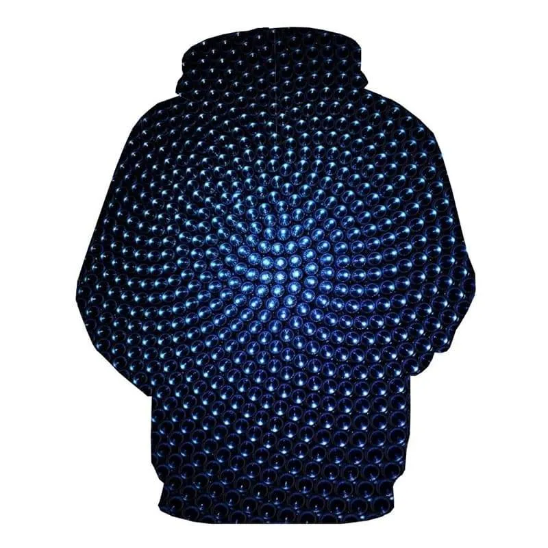 Dizziness Sweatshirts men Psychedelic 3d Printed Abstract Hooded Casual Unisex