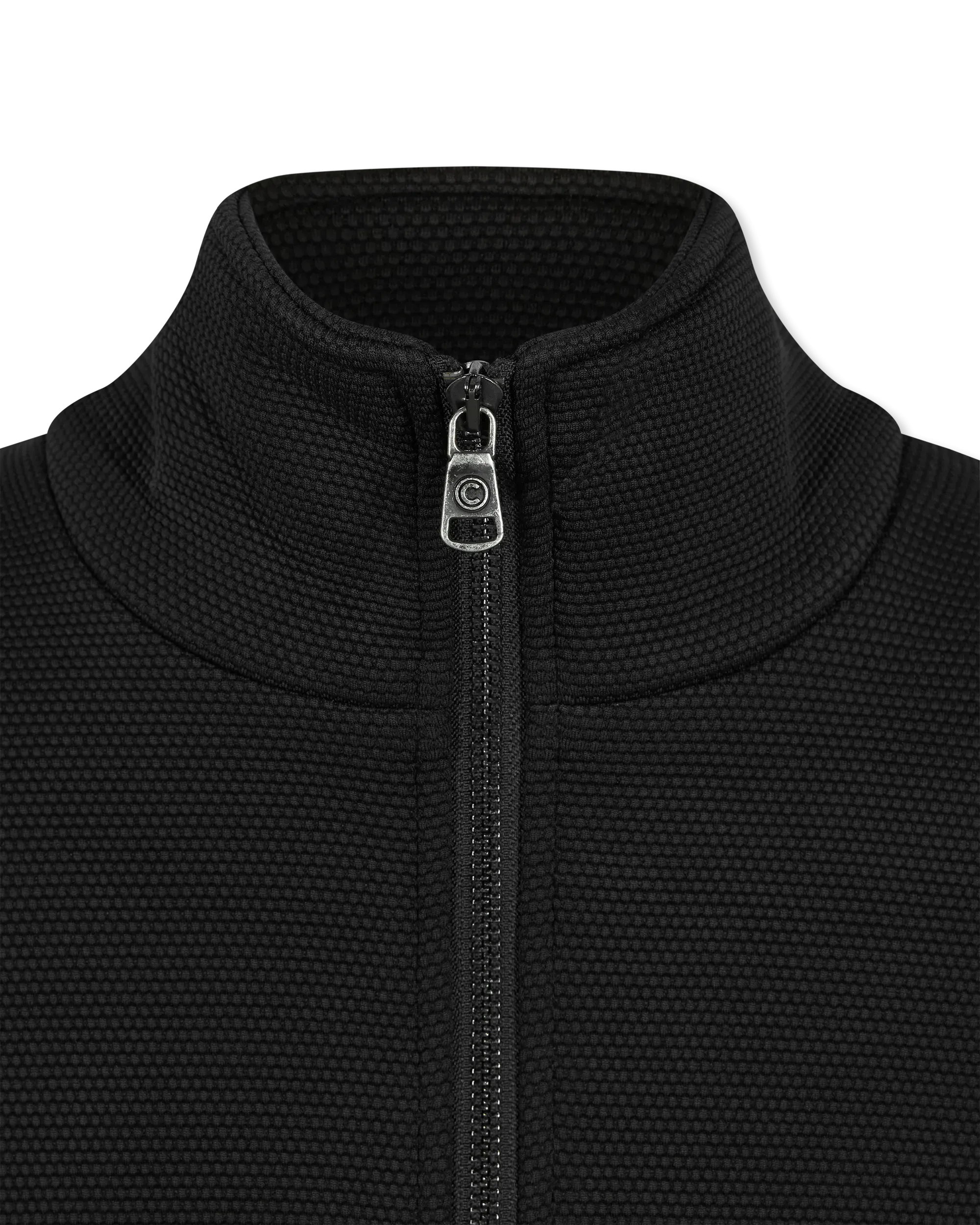 Evidence Honeycomb-Effect Knit Bomber Jacket