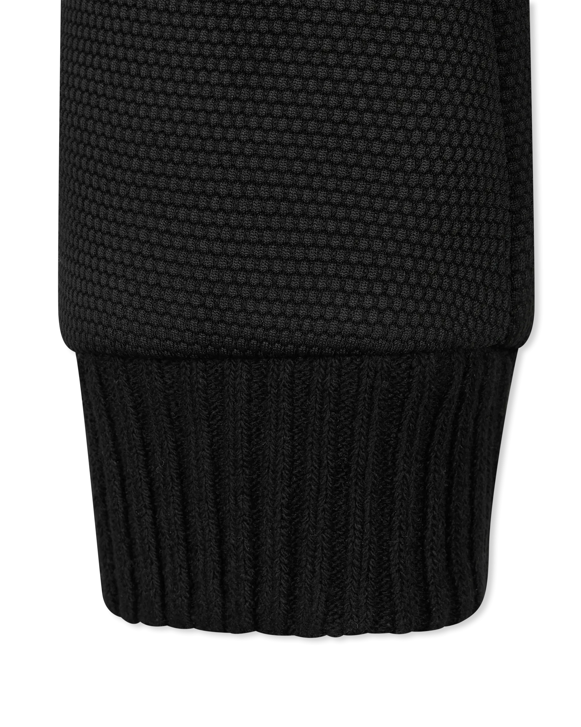 Evidence Honeycomb-Effect Knit Bomber Jacket