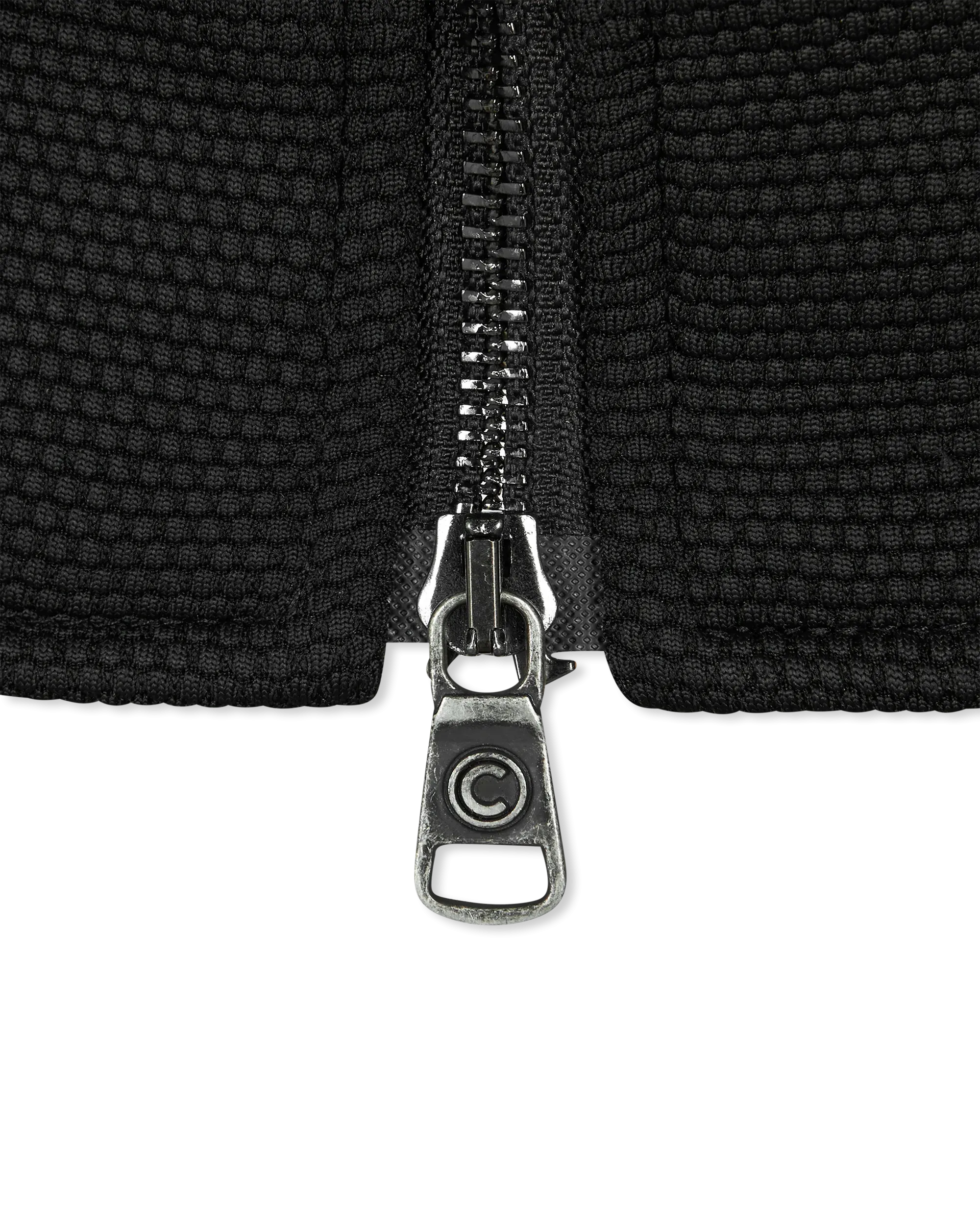 Evidence Honeycomb-Effect Knit Bomber Jacket