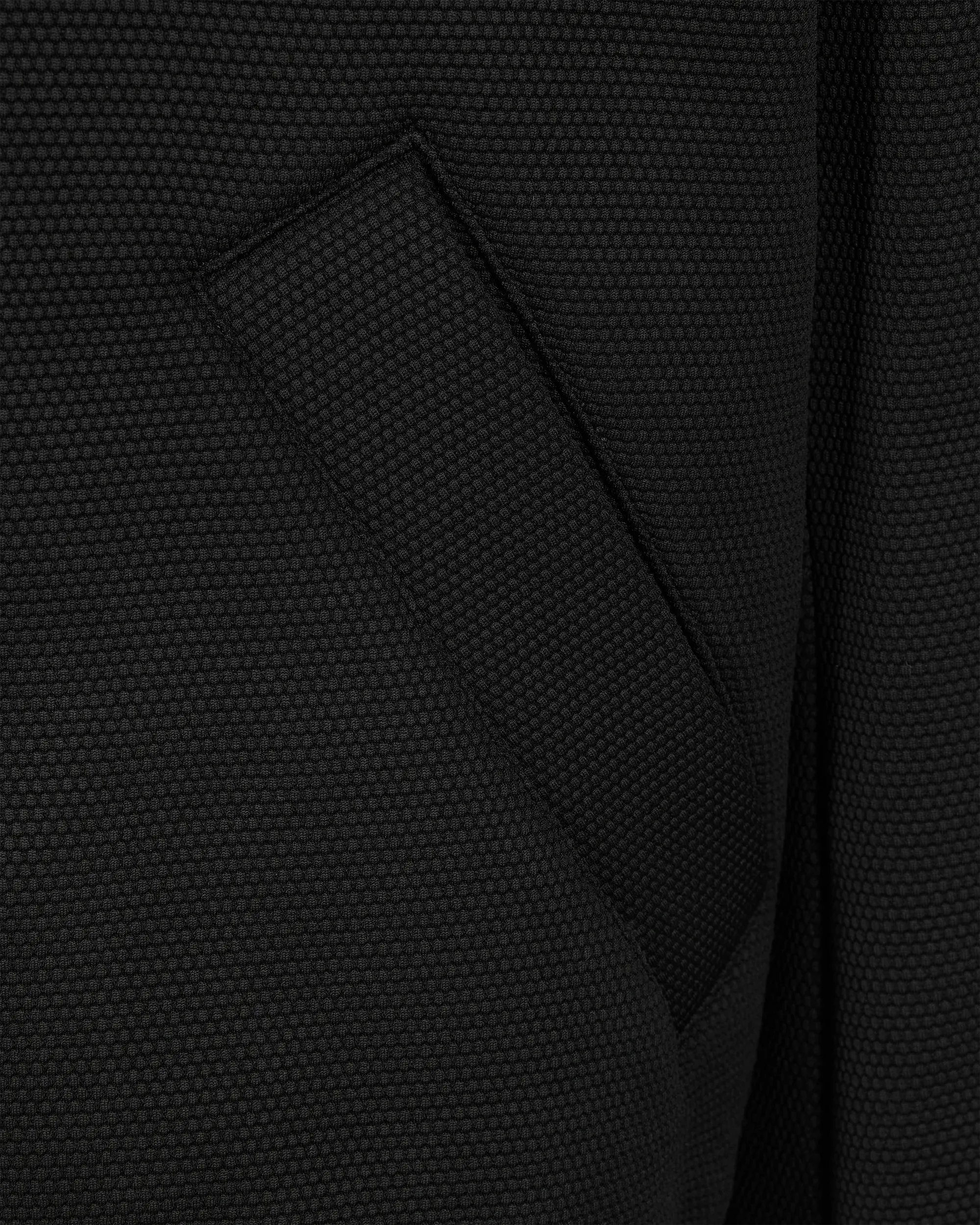 Evidence Honeycomb-Effect Knit Bomber Jacket