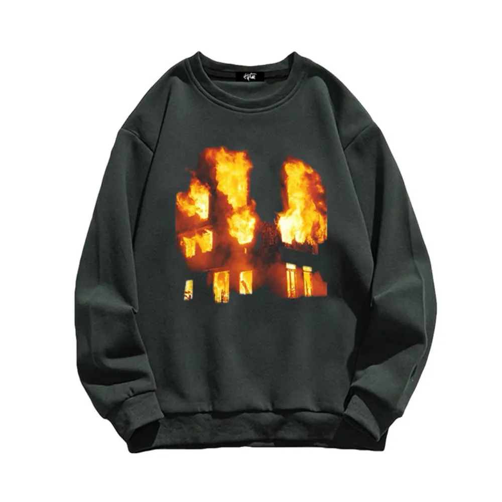 “Flame Cube” Sweatshirt
