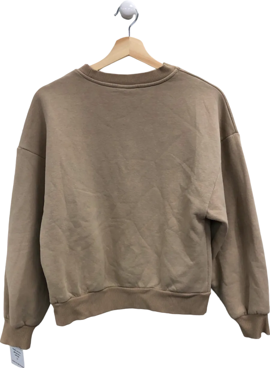 Ginatricot Beige Basically Basics Sweatshirt UK S