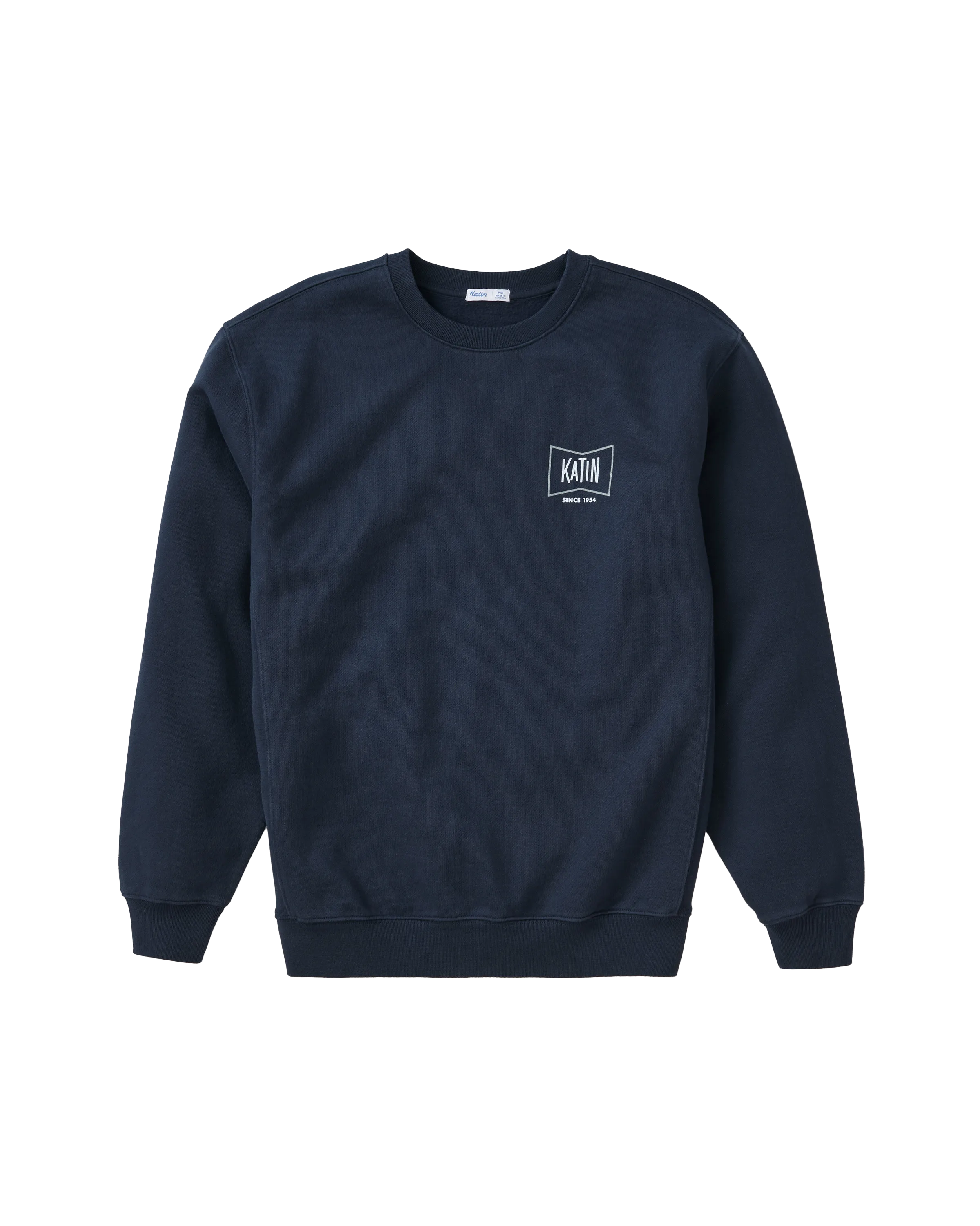 Grubby Crew Sweatshirt in Polar Navy