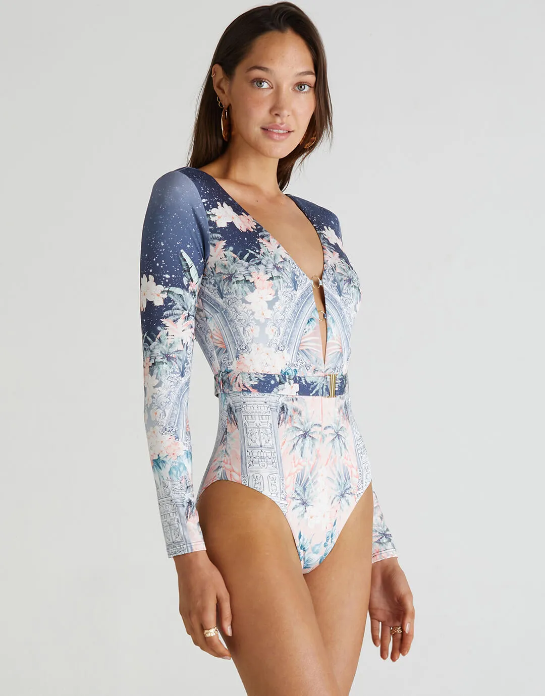Indianic Alexandra One Piece Swimsuit -  Floral