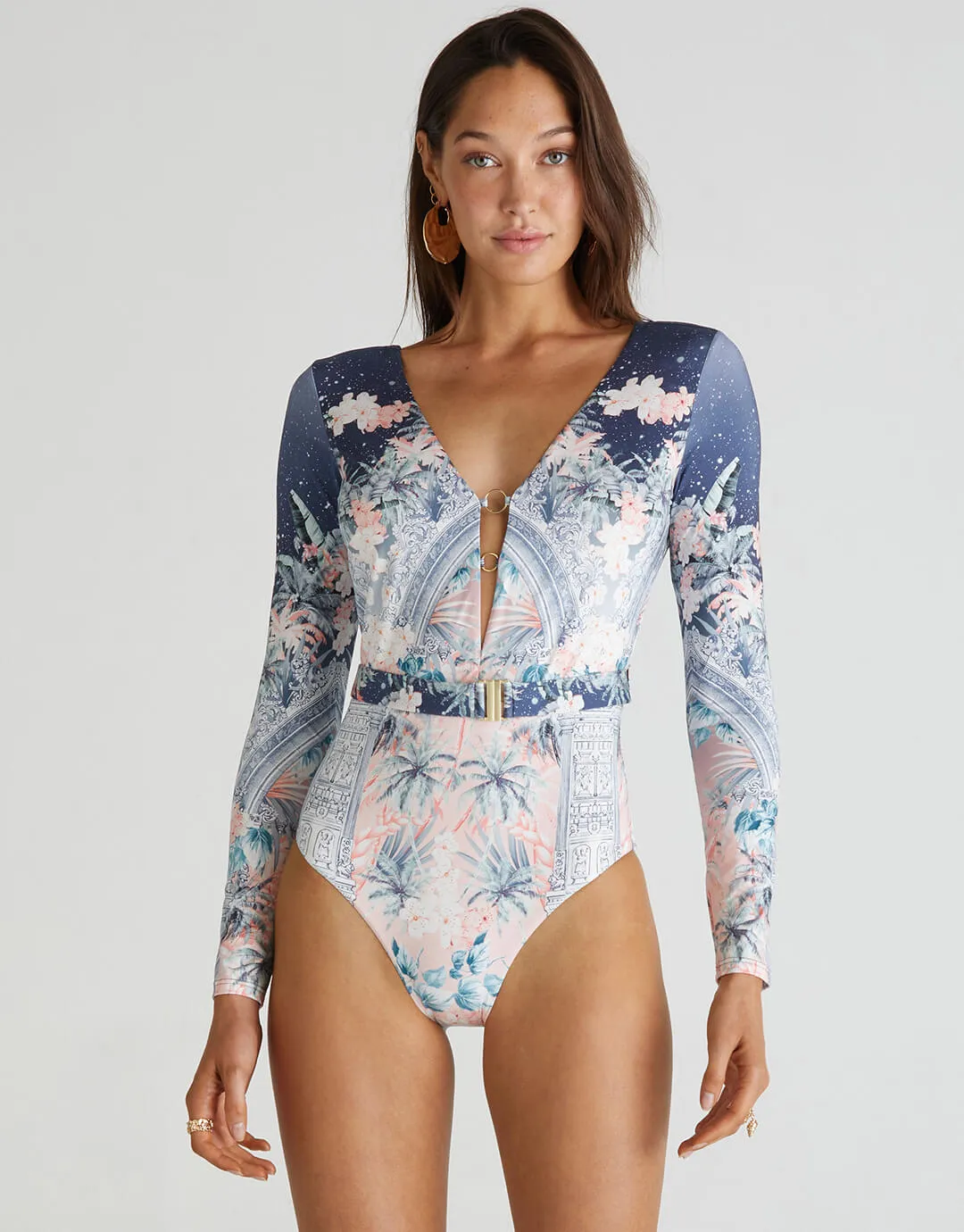 Indianic Alexandra One Piece Swimsuit -  Floral