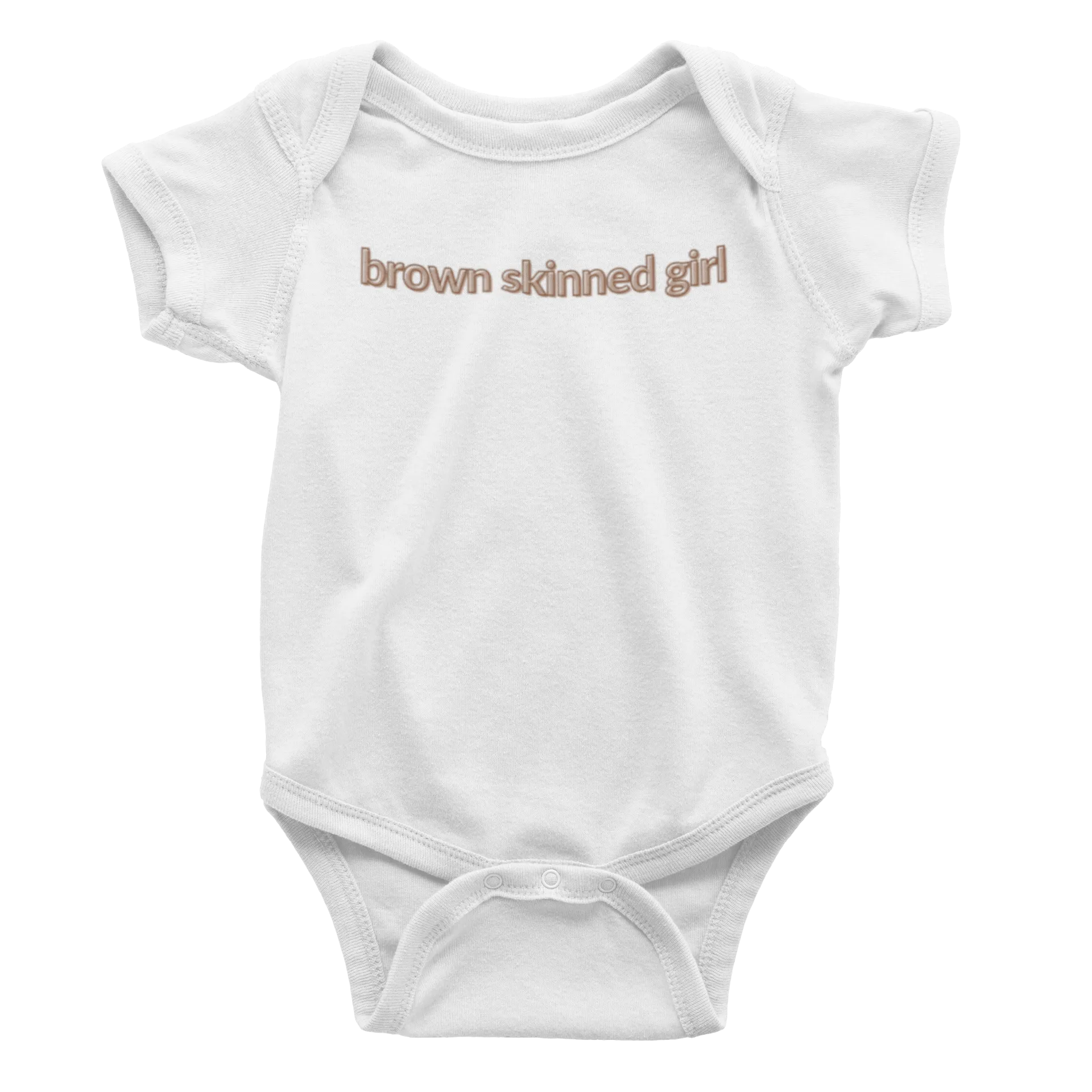 Infant Brown Skinned Girl - Bodysuit