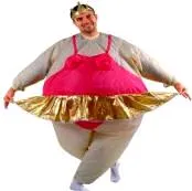 Inflatable Ballerina Illusion Costume