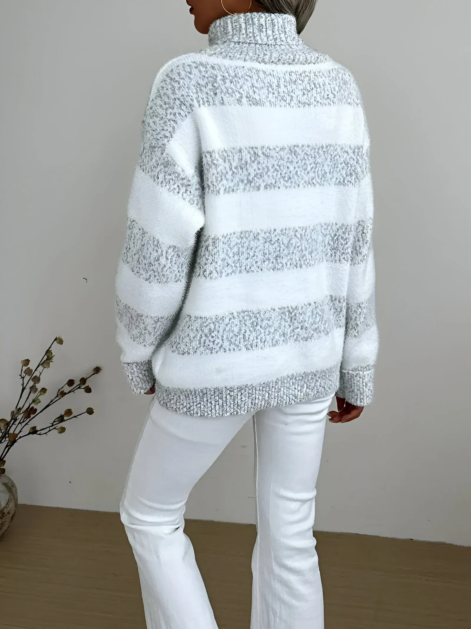 Ivyshape | Cozy and Stylish Turtleneck Sweater