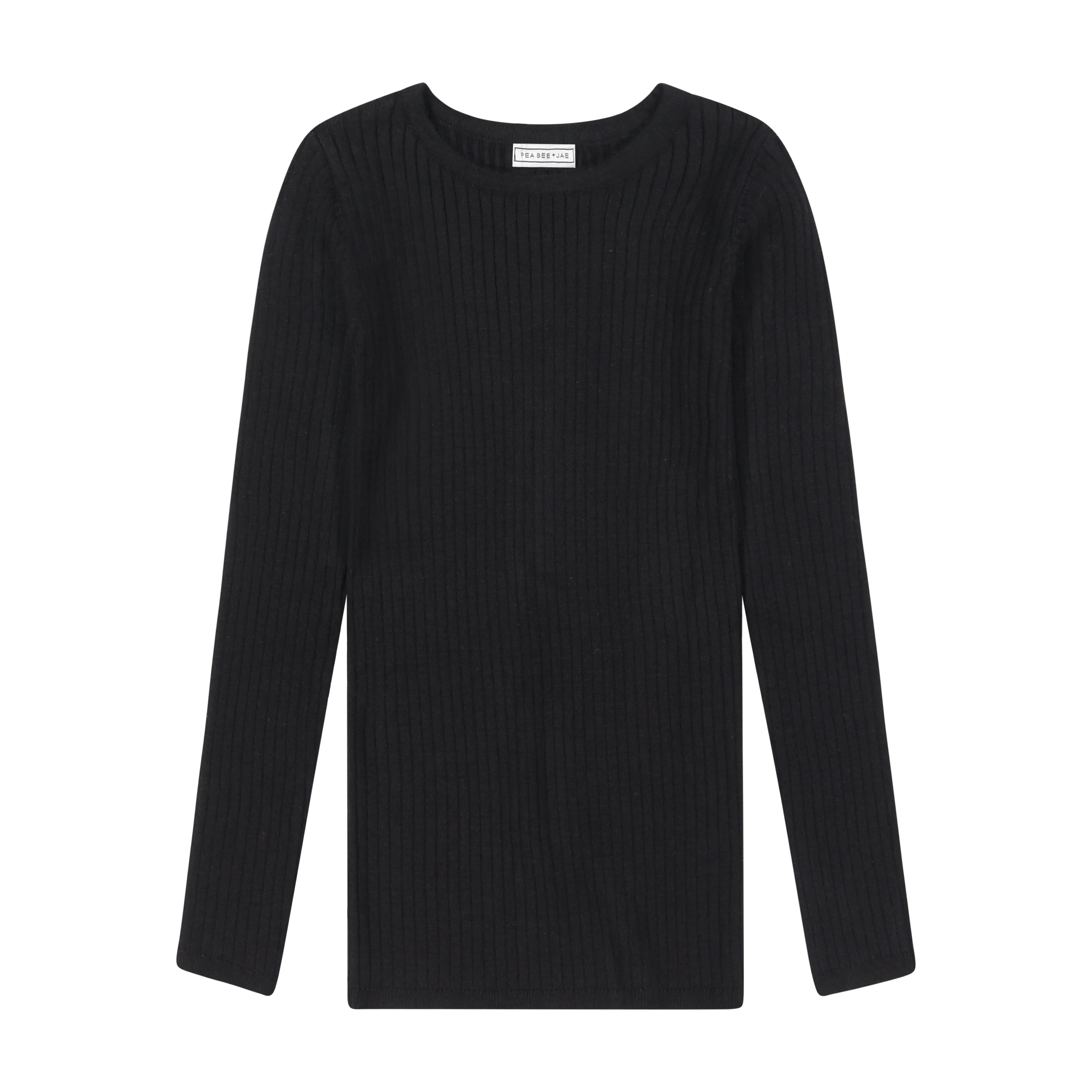 Kids Knit Ribbed Sweater