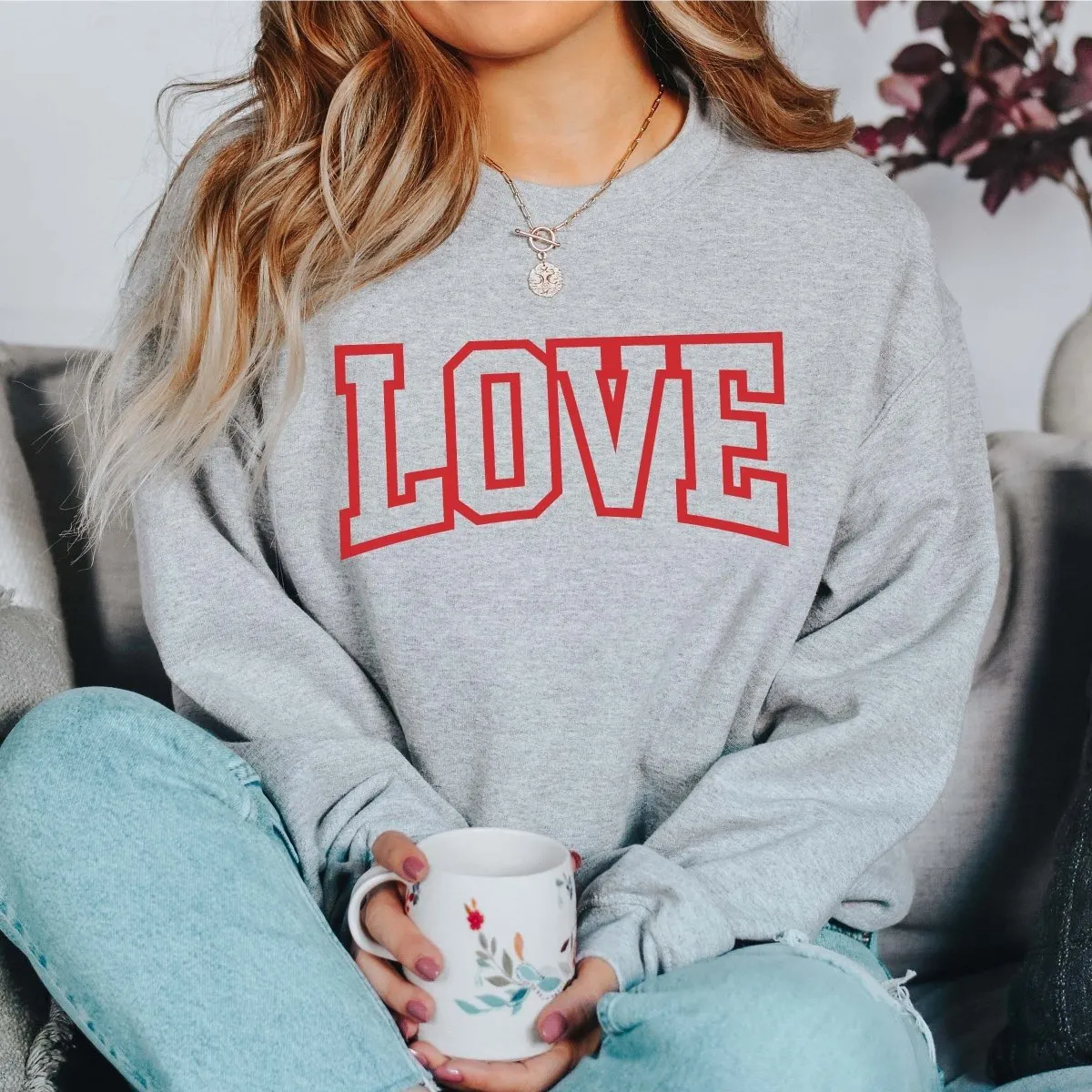 Love Bold Collegiate Crew Wholesale Sweatshirt