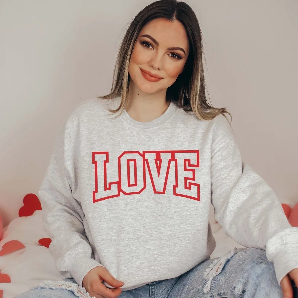 Love Bold Collegiate Crew Wholesale Sweatshirt