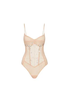 Maisie Bodycon Cami Mesh Bodysuit