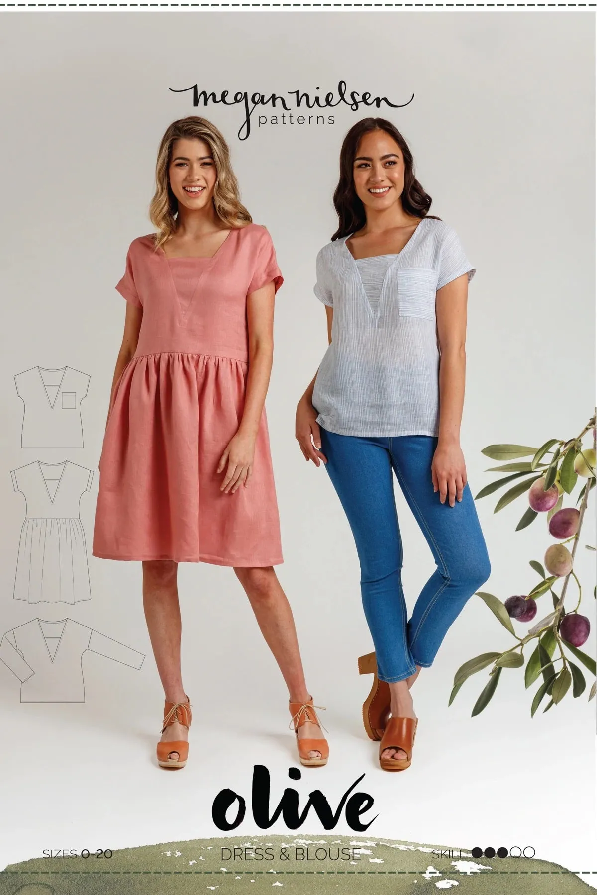 Megan Nielsen - Olive Dress & Top Sewing Pattern
