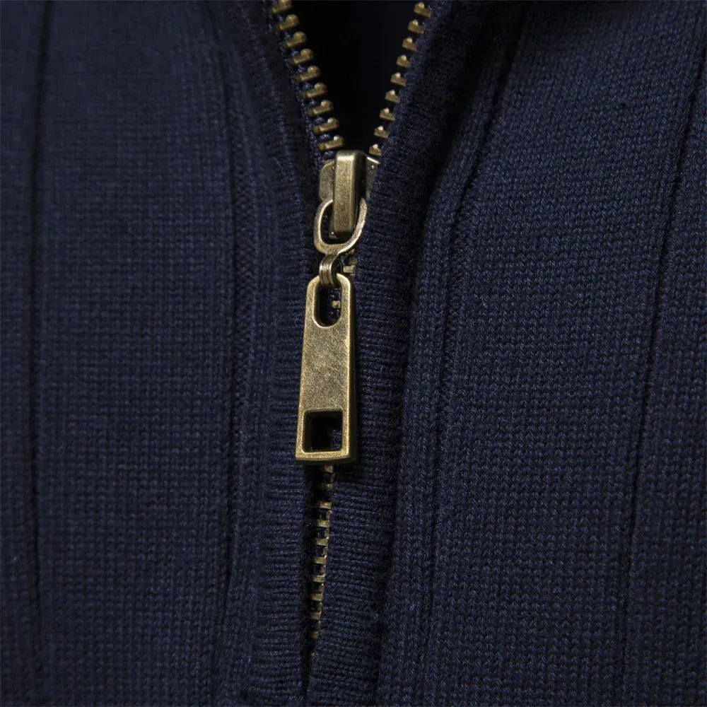 Men's Sophisticated Jumper with Quarter-Zip Detail | Ideal for Autumn/Winter