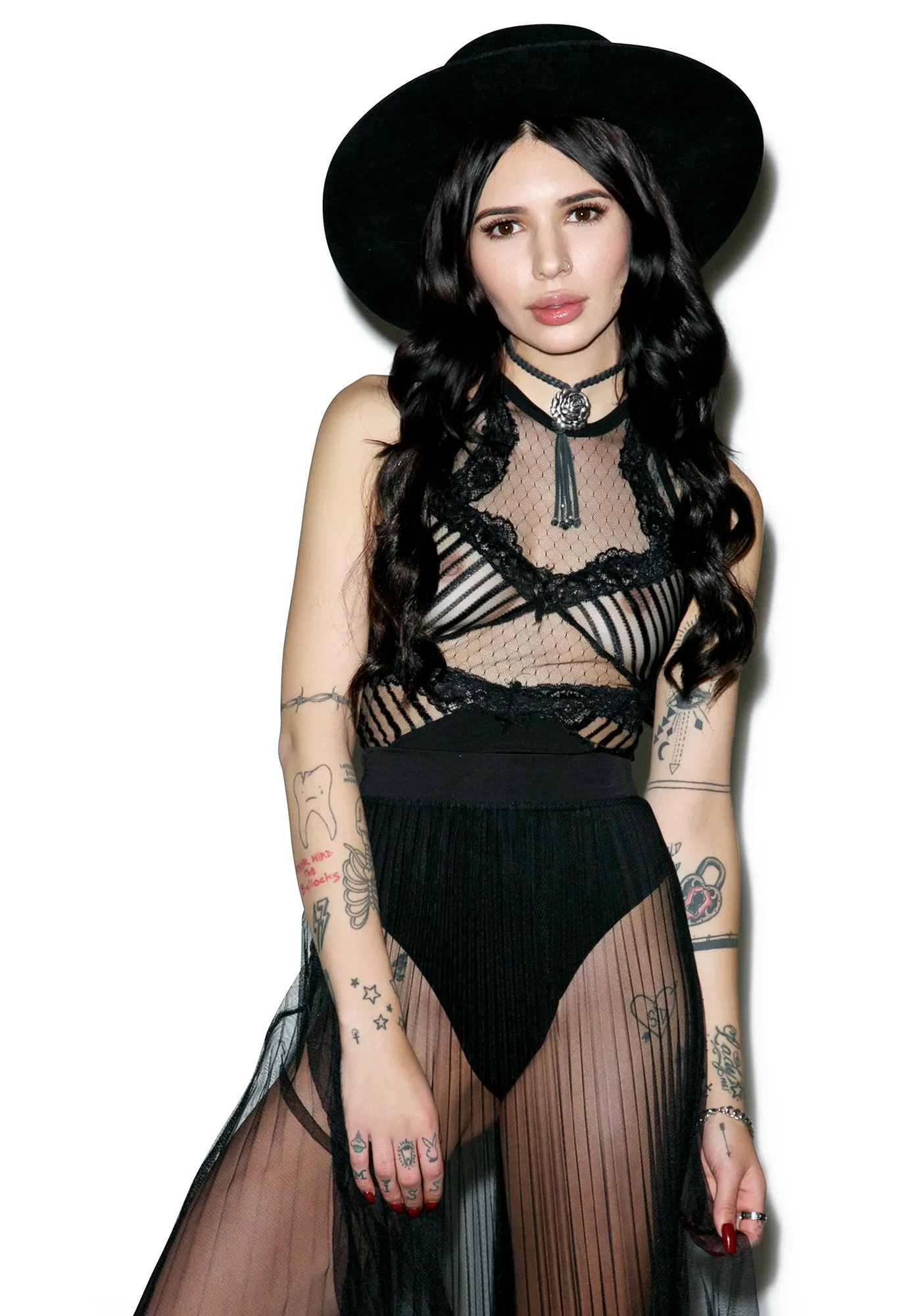 Midnight Calling Lace Bodysuit