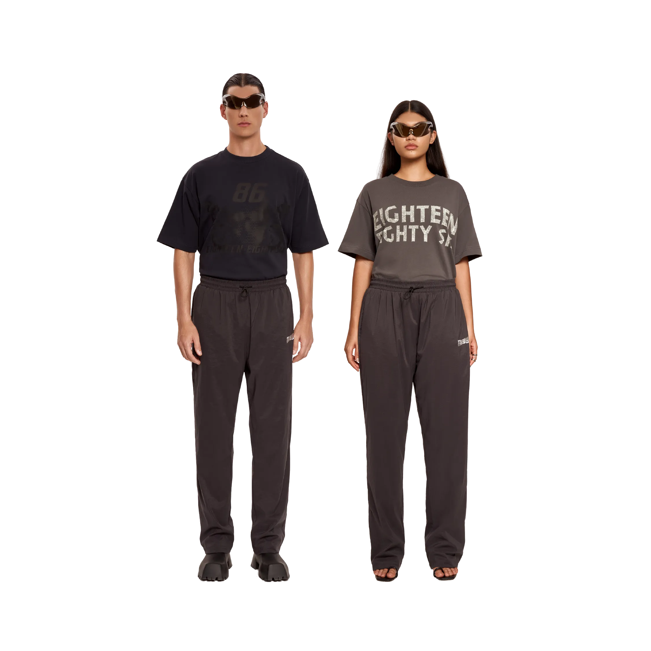 NYLON PANTS - DARK GREY