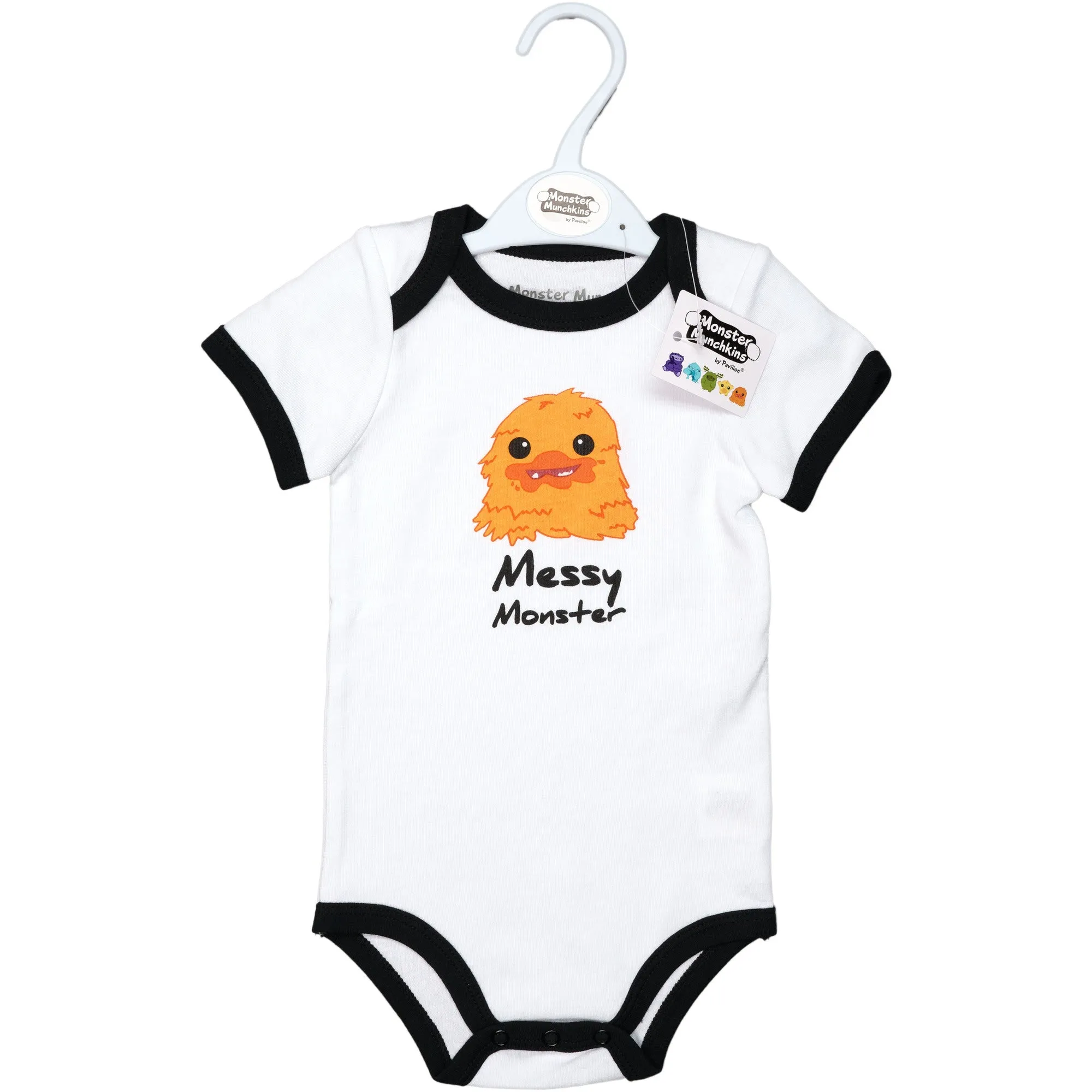 Orange Messy Monster Bodysuit