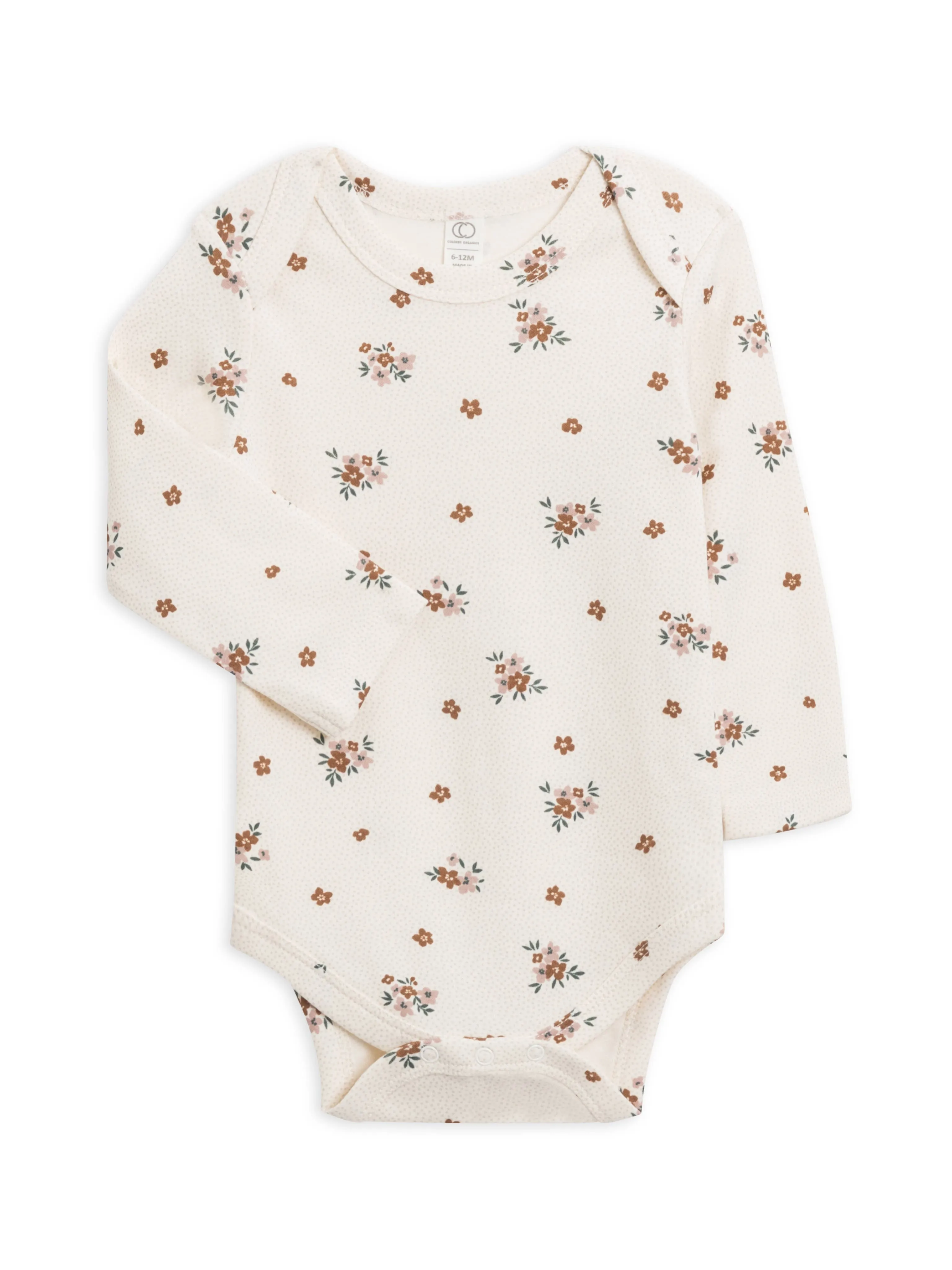 Organic Bodysuit | Bonnie Floral / Fig - 0/3M & 18/24M
