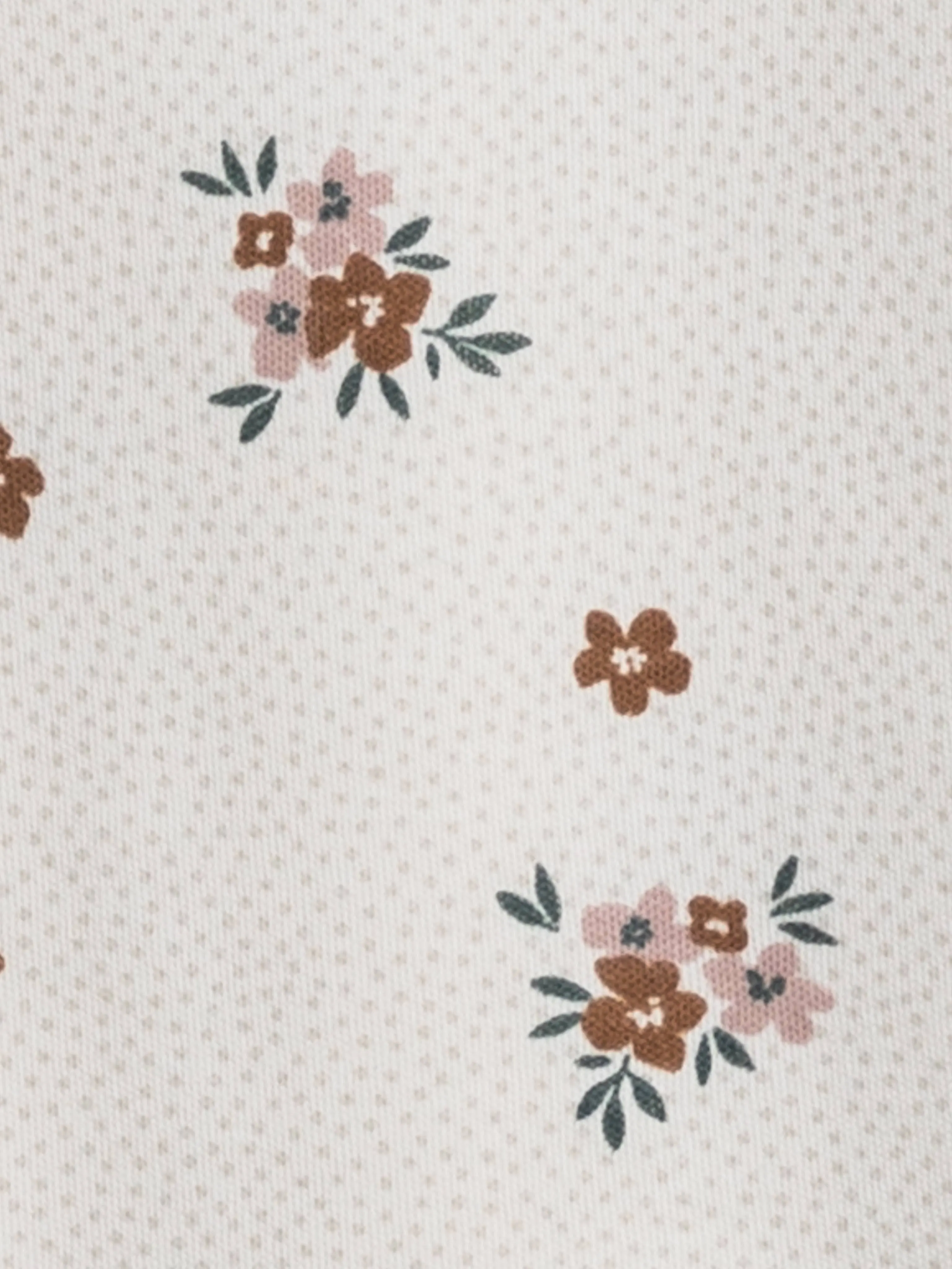 Organic Bodysuit | Bonnie Floral / Fig - 0/3M & 18/24M