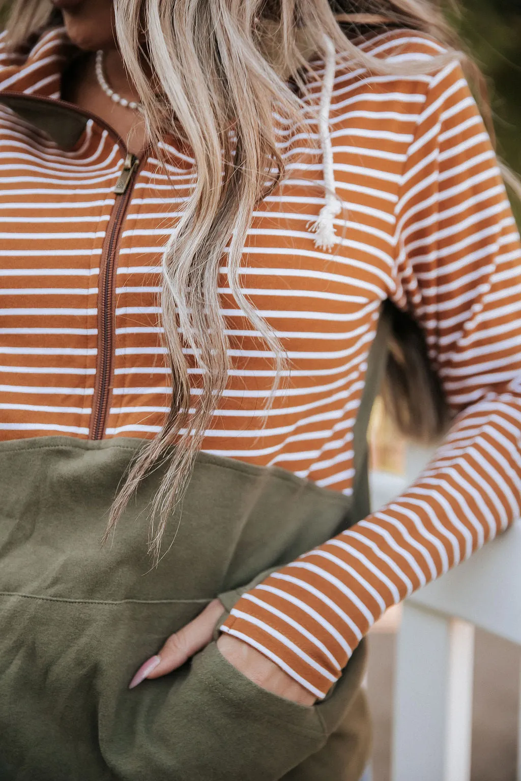 *Outlet* HalfZip Sweatshirt (Harvest Spice) FINAL SALE