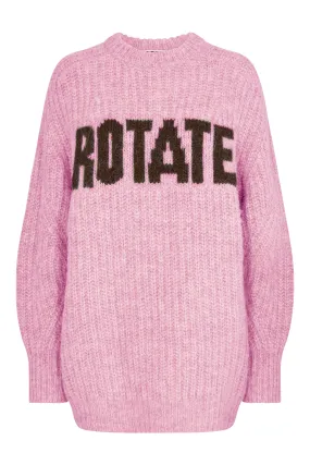 Oversized Knit Jumper - Lilac Sachet