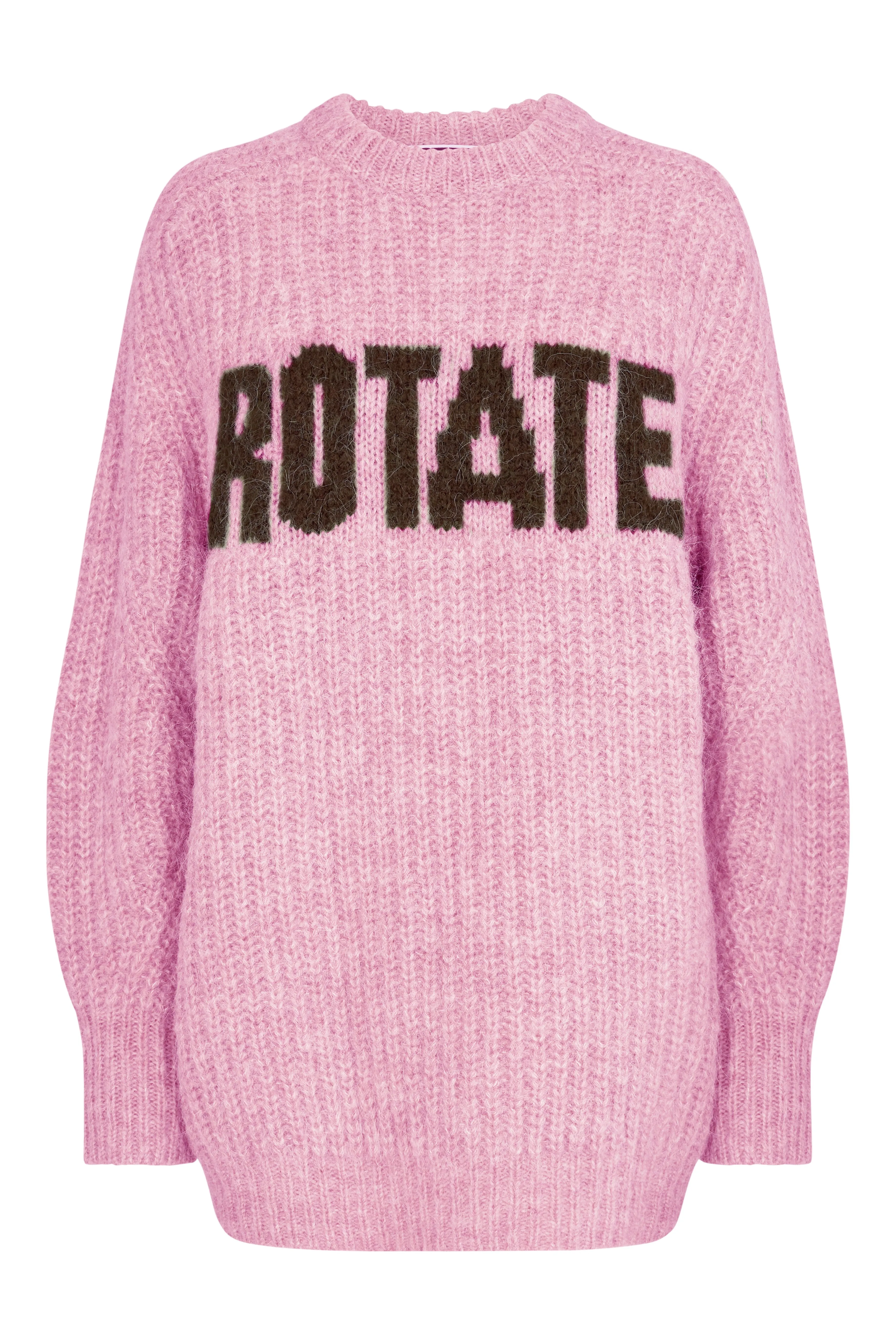 Oversized Knit Jumper - Lilac Sachet