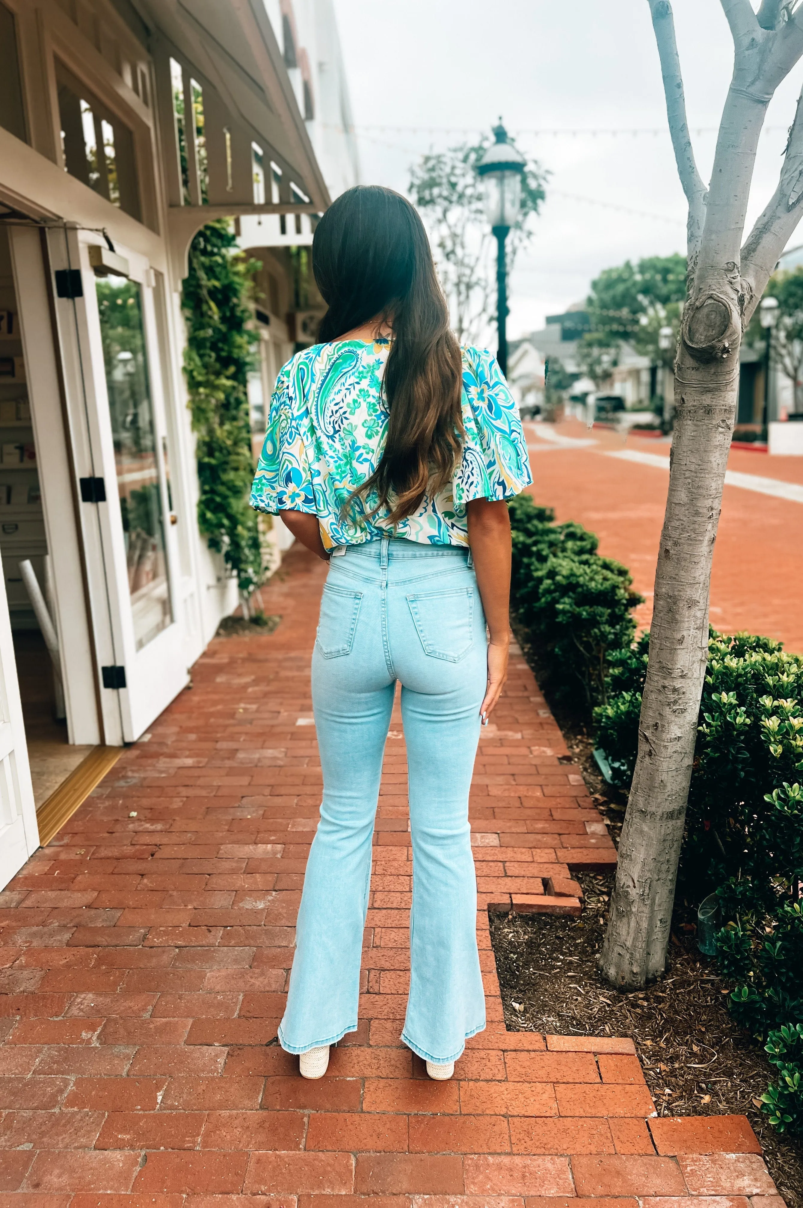 Paisley Print Bodysuit