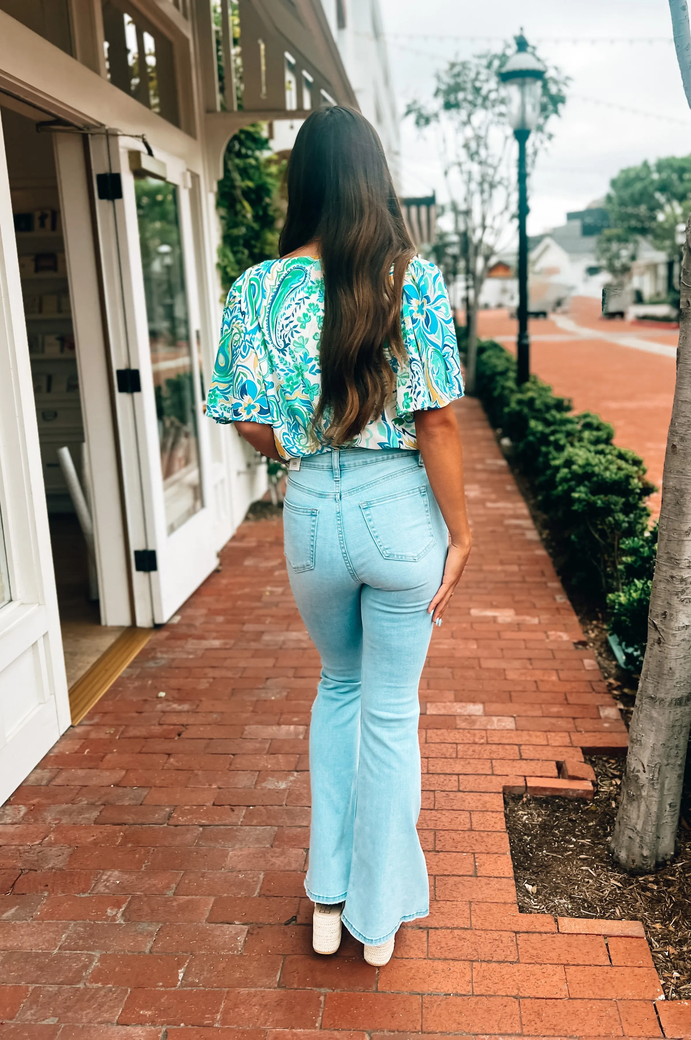 Paisley Print Bodysuit