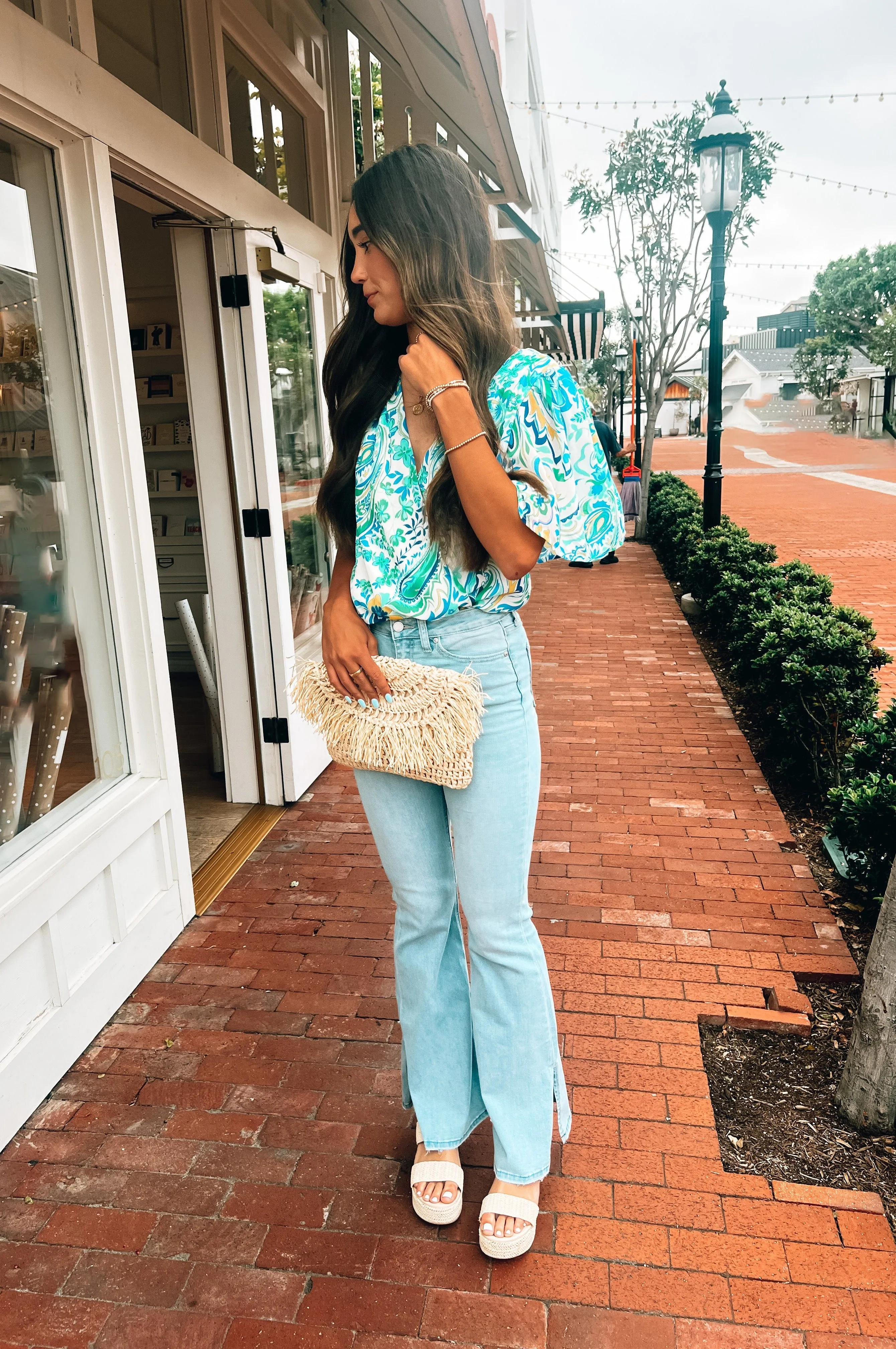 Paisley Print Bodysuit