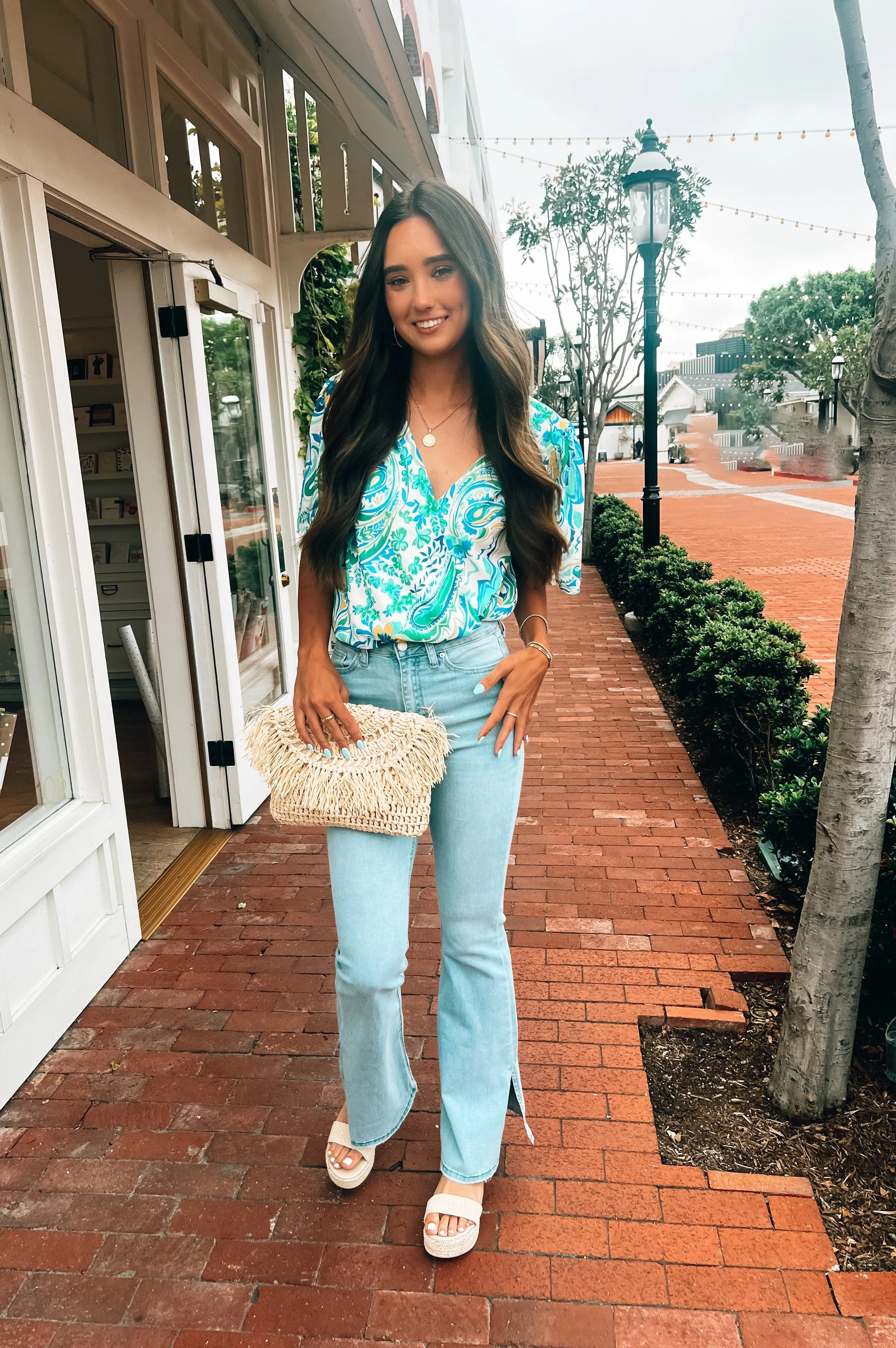 Paisley Print Bodysuit