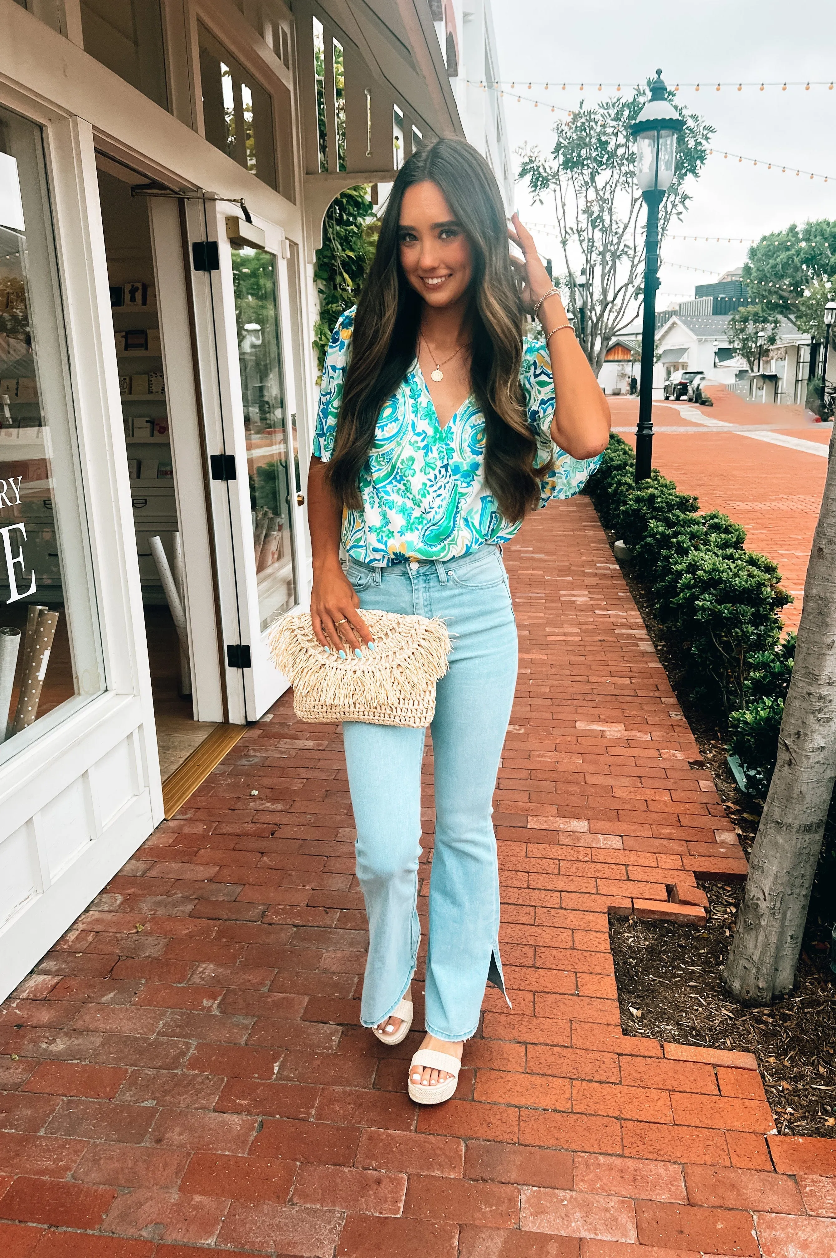 Paisley Print Bodysuit