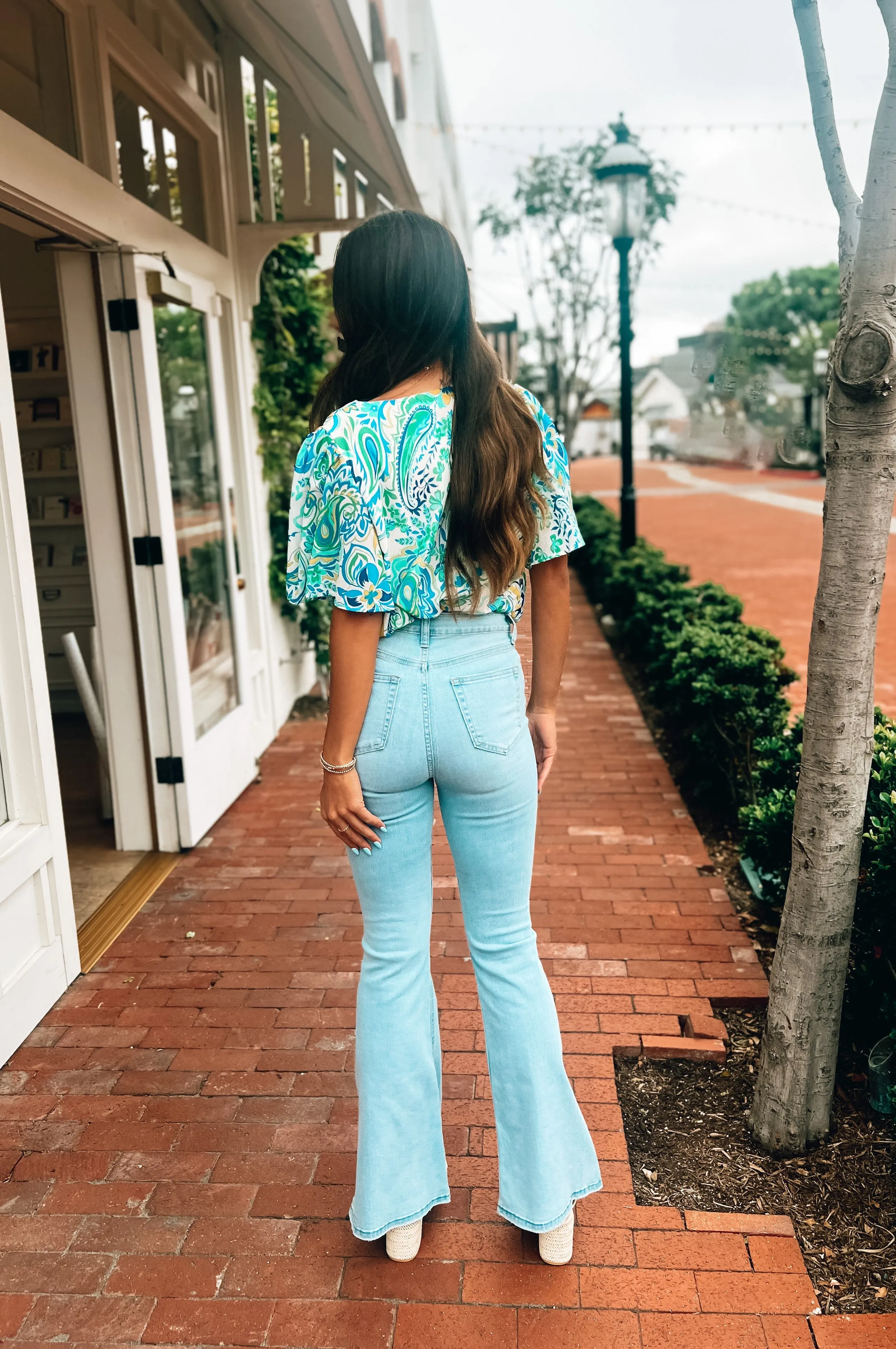 Paisley Print Bodysuit