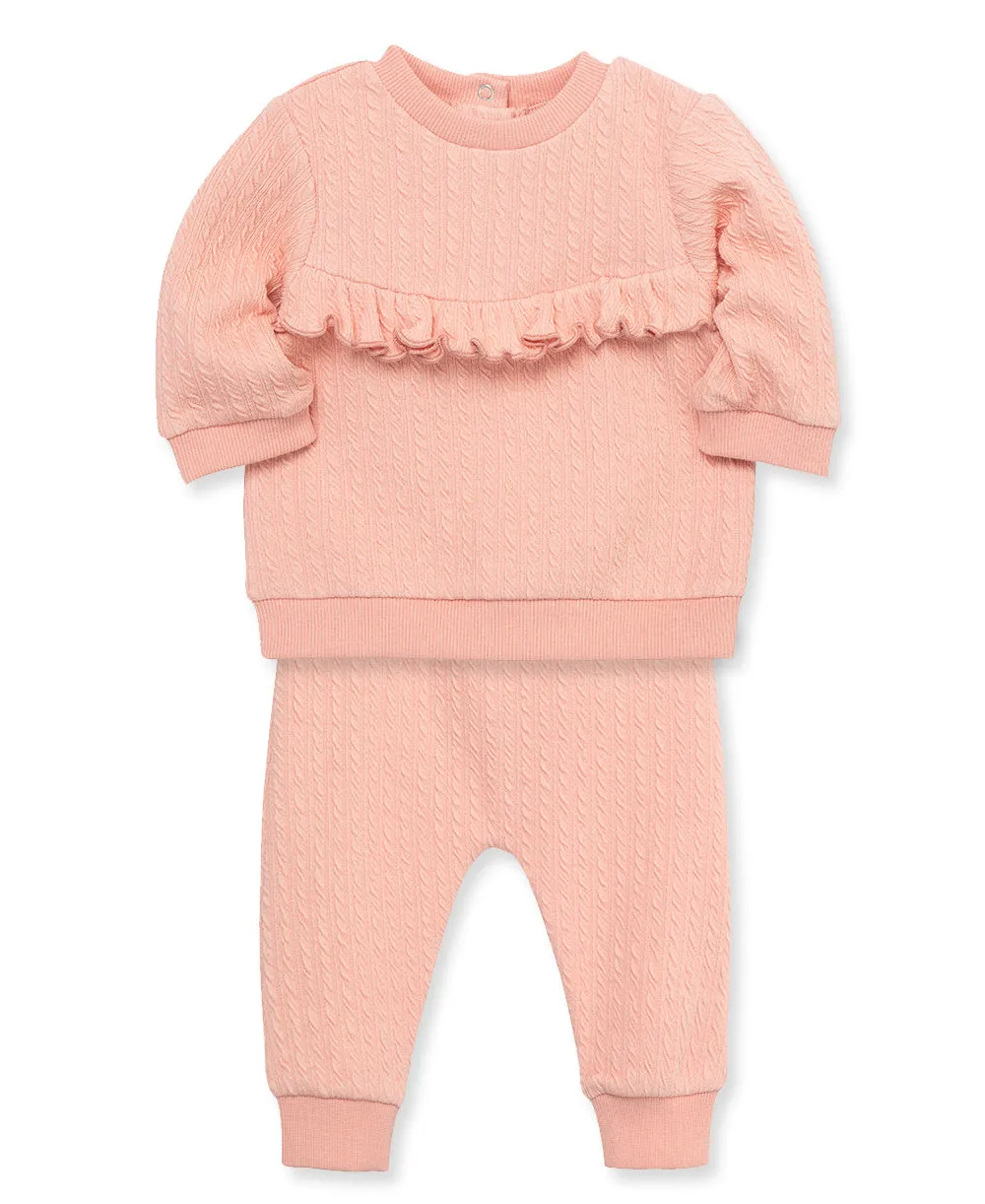 Peony Cable Pant Set