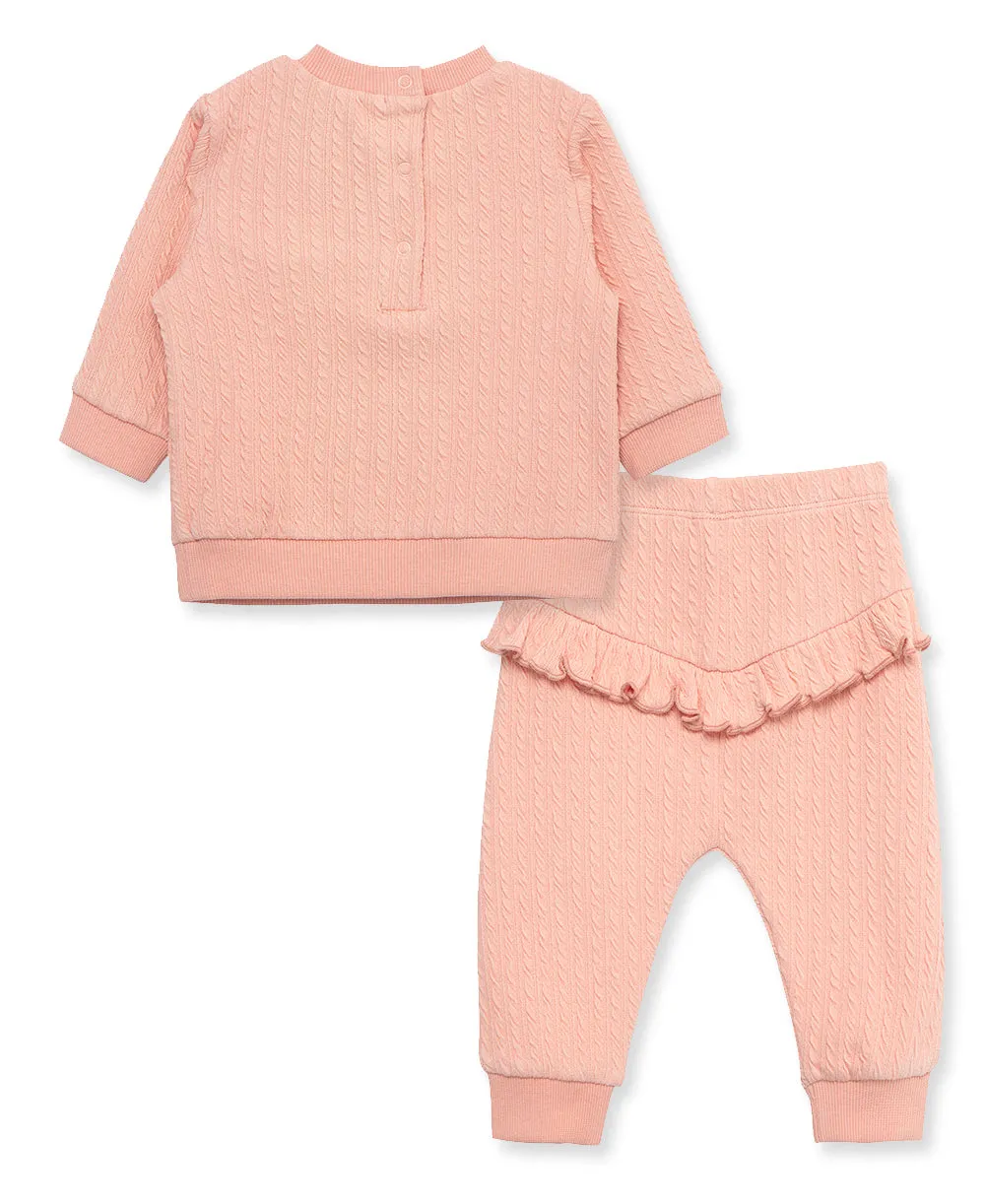 Peony Cable Pant Set