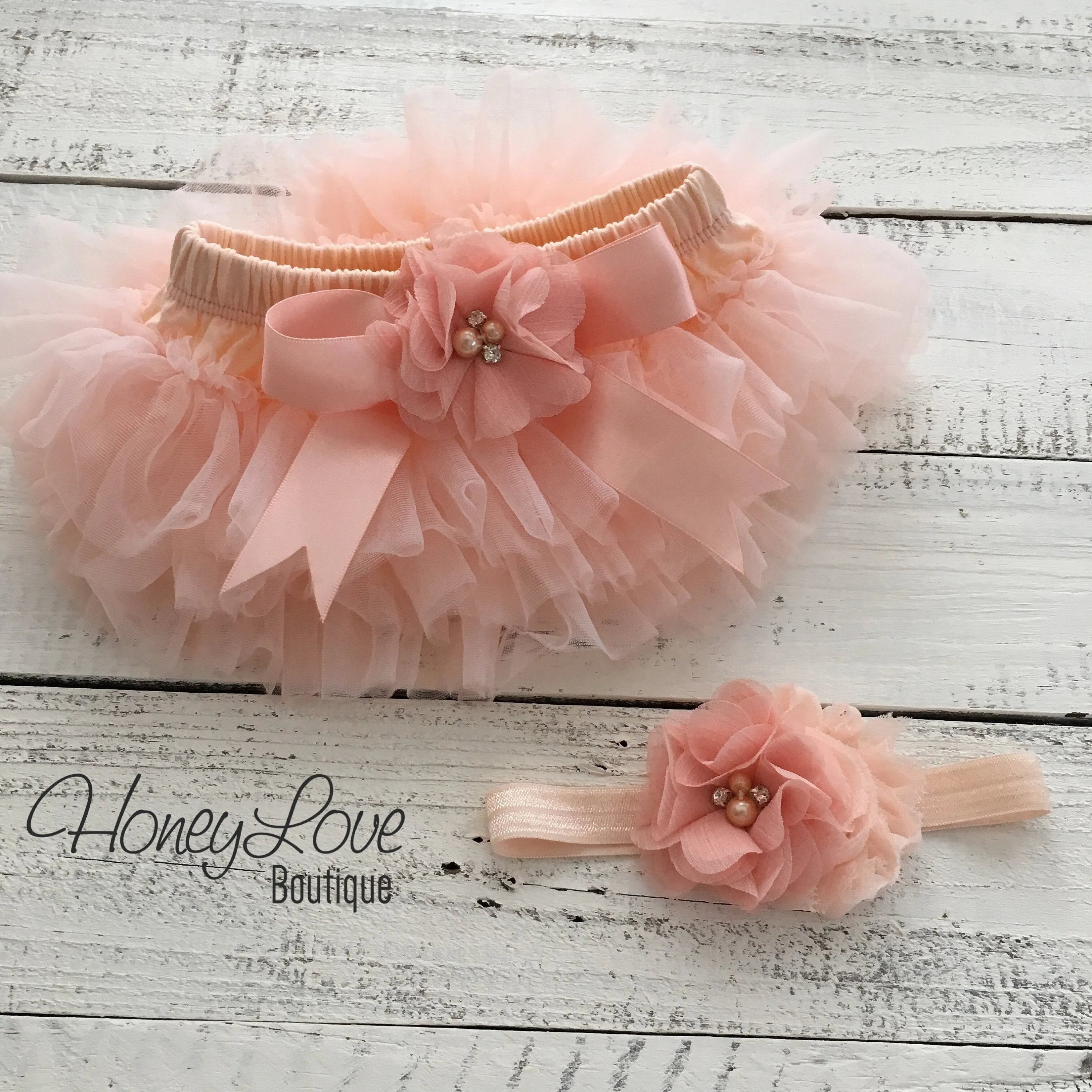 PERSONALIZED Name with Arrow - Gold Glitter and Peach
